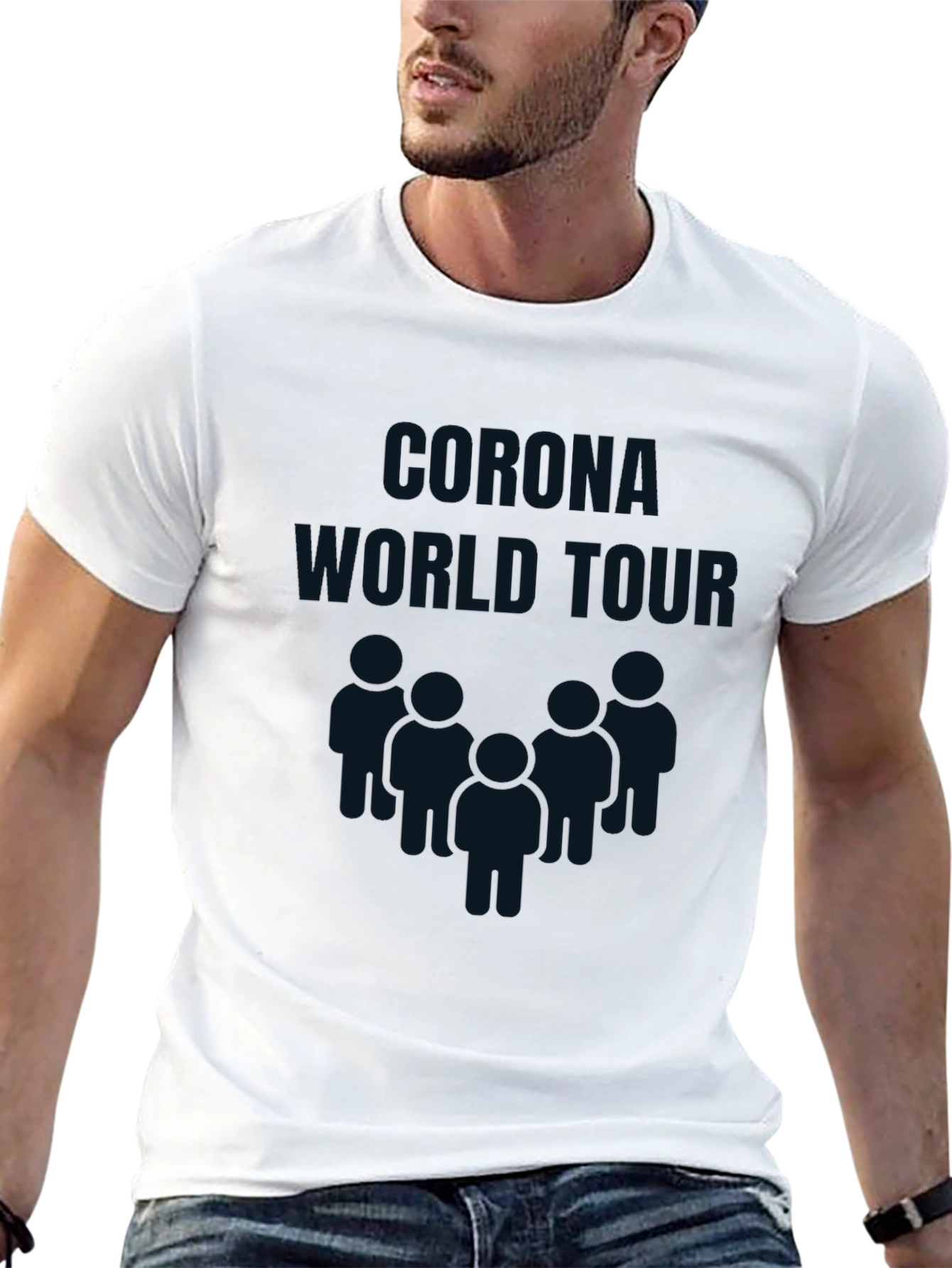 Corona World Tour Black T-Shirt
