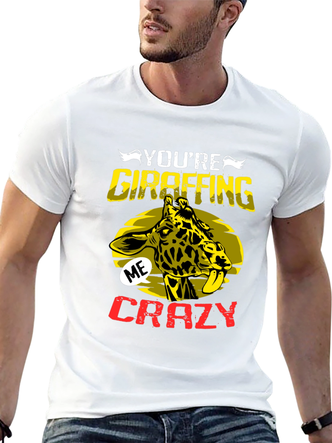 Youre Giraffing Me Crazy Graphic Tee