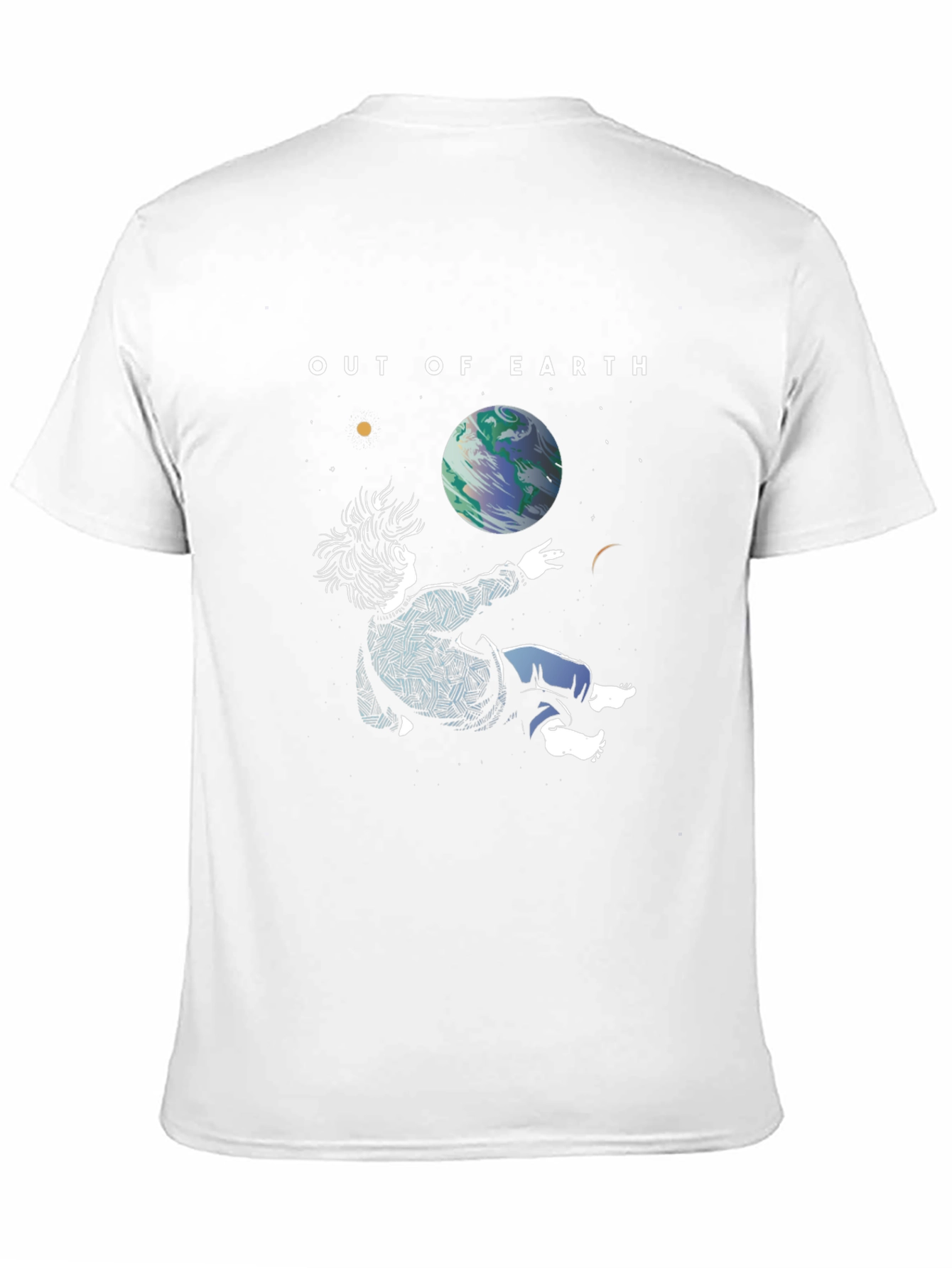 Out of Earth Graphic T-Shirt - Stylish Space Design