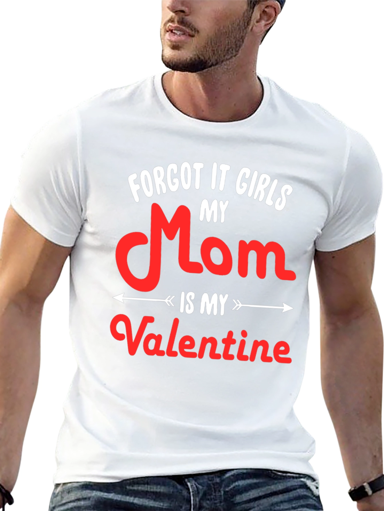 My Mom is My Valentine - Graphic T-Shirt