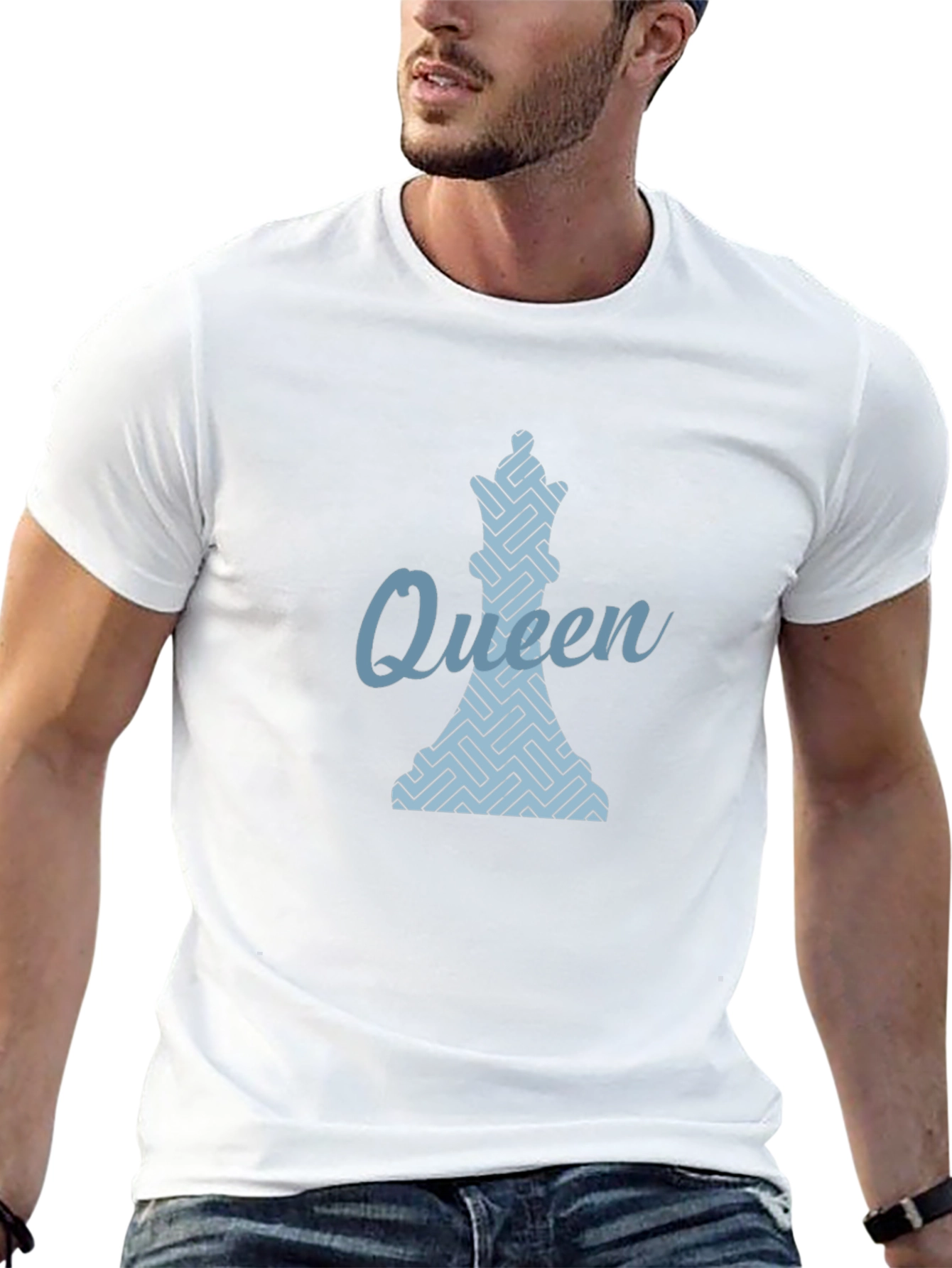 Queen Chess Piece T-Shirt - Stylish & Unique Design