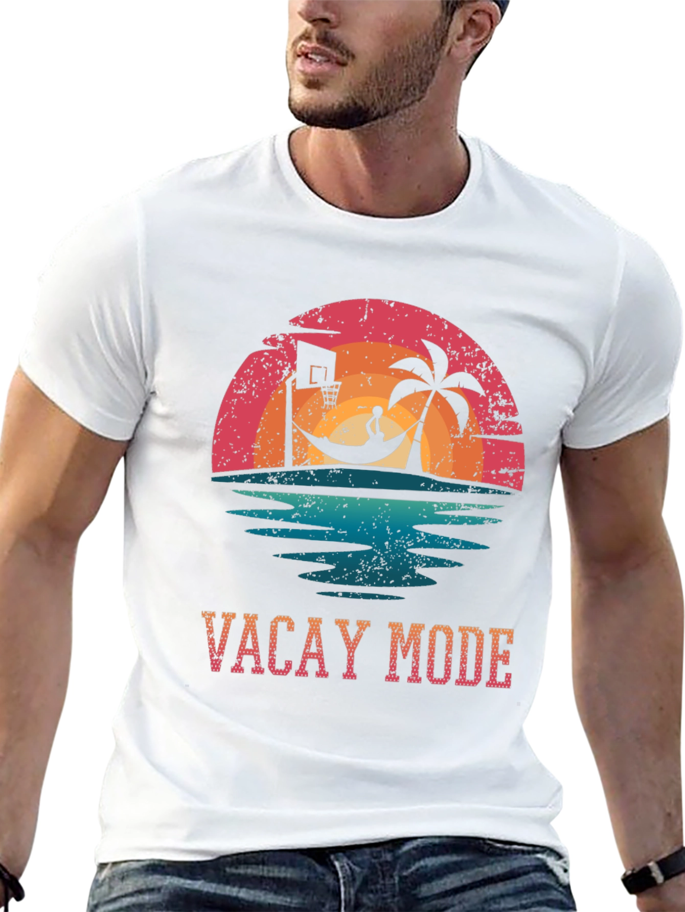 Vacay Mode Retro Graphic T-Shirt
