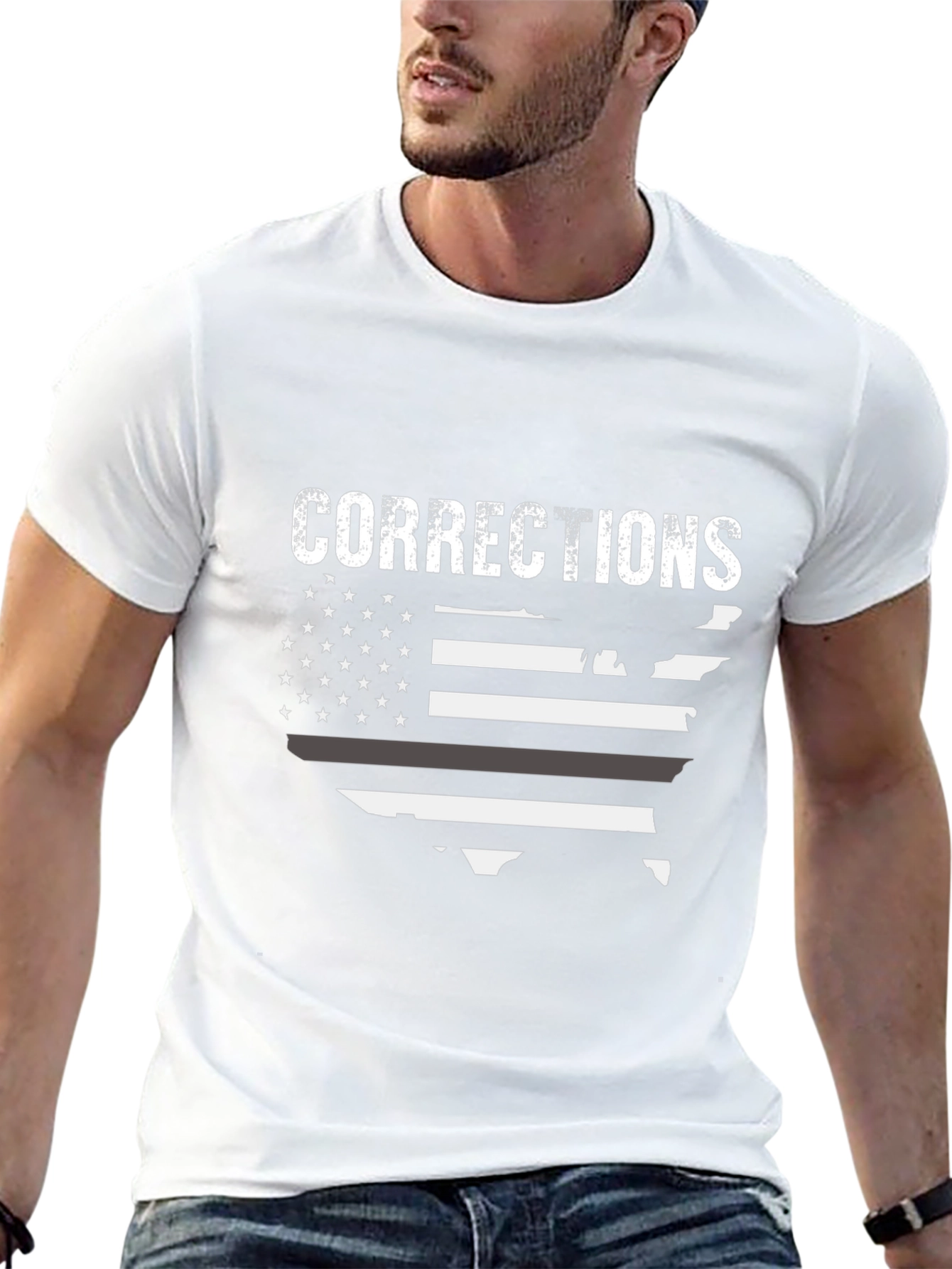 Corrections USA Flag T-Shirt