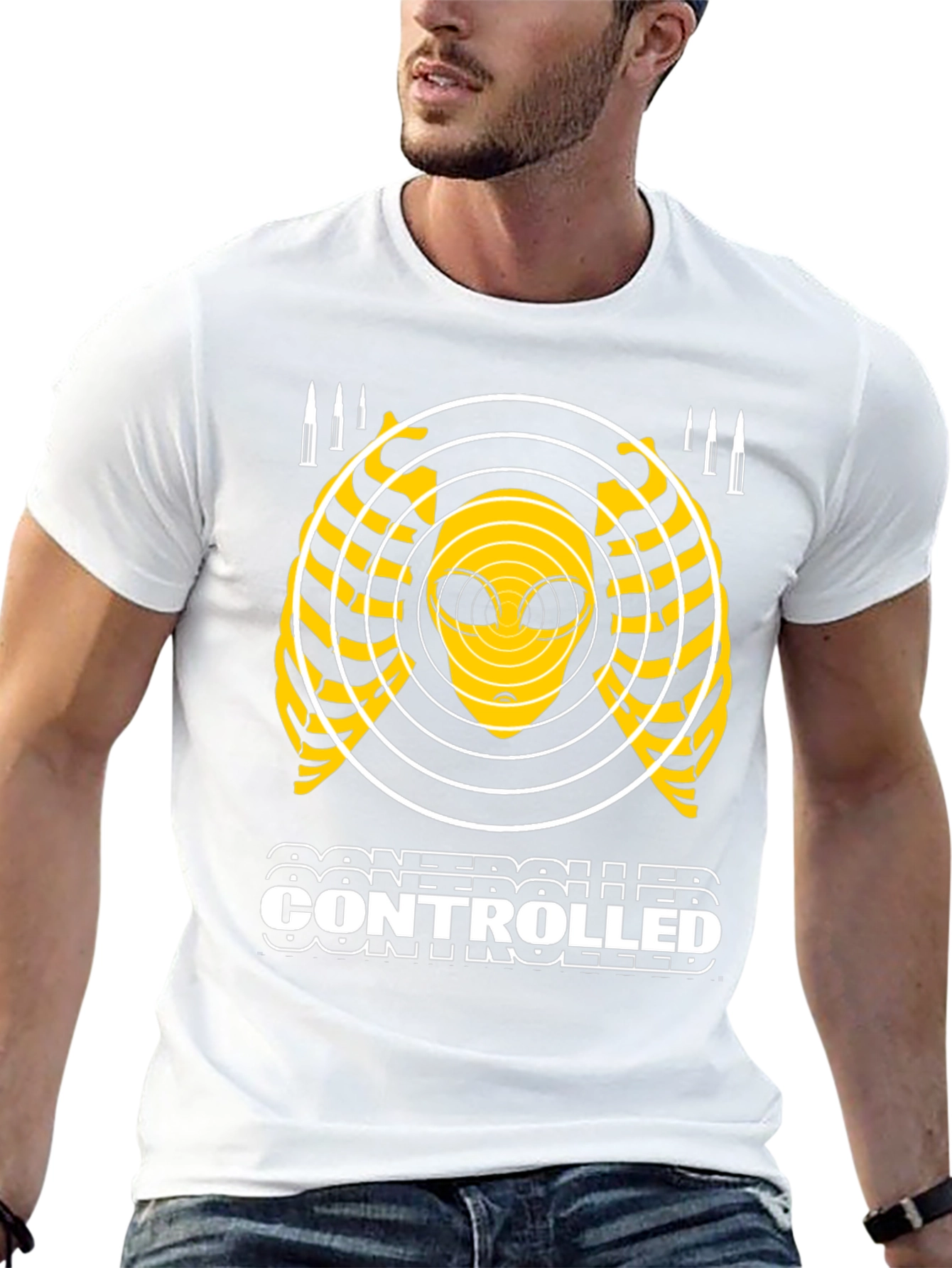 Controlled Alien Graphic T-Shirt - Black