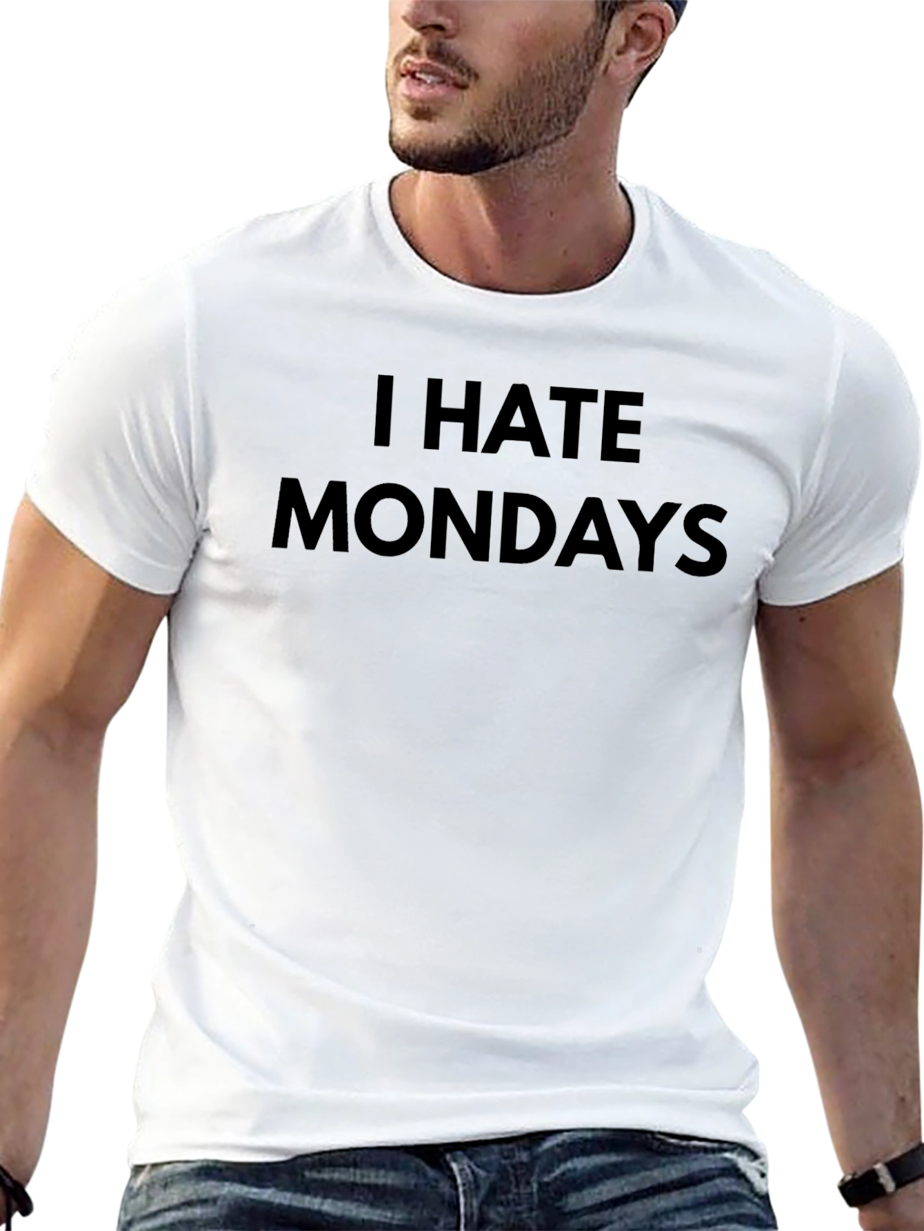 I Hate Mondays Graphic Tee - Black T-Shirt