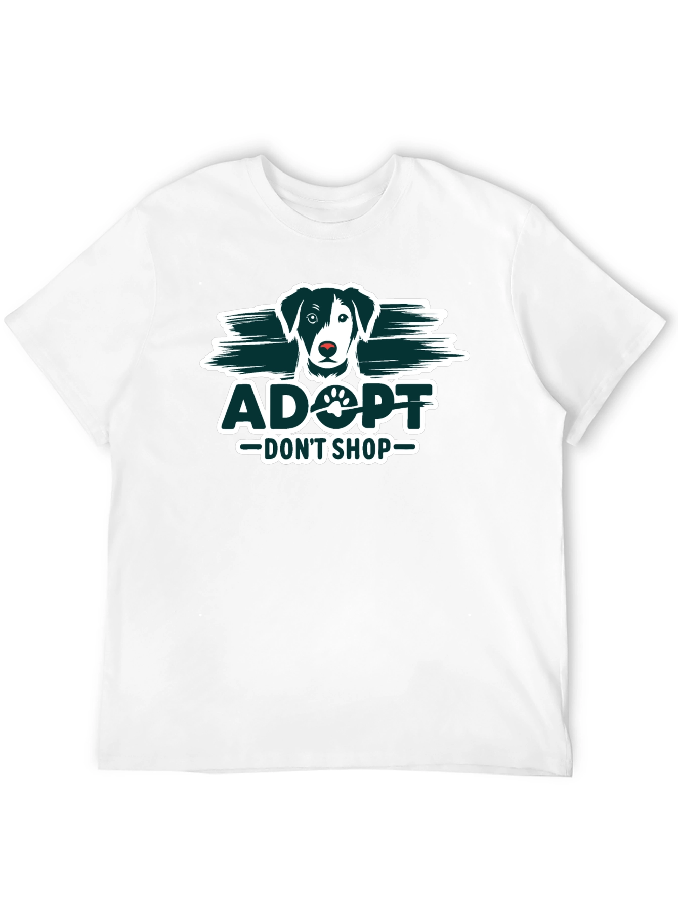 Adopt Dont Shop Black T-Shirt