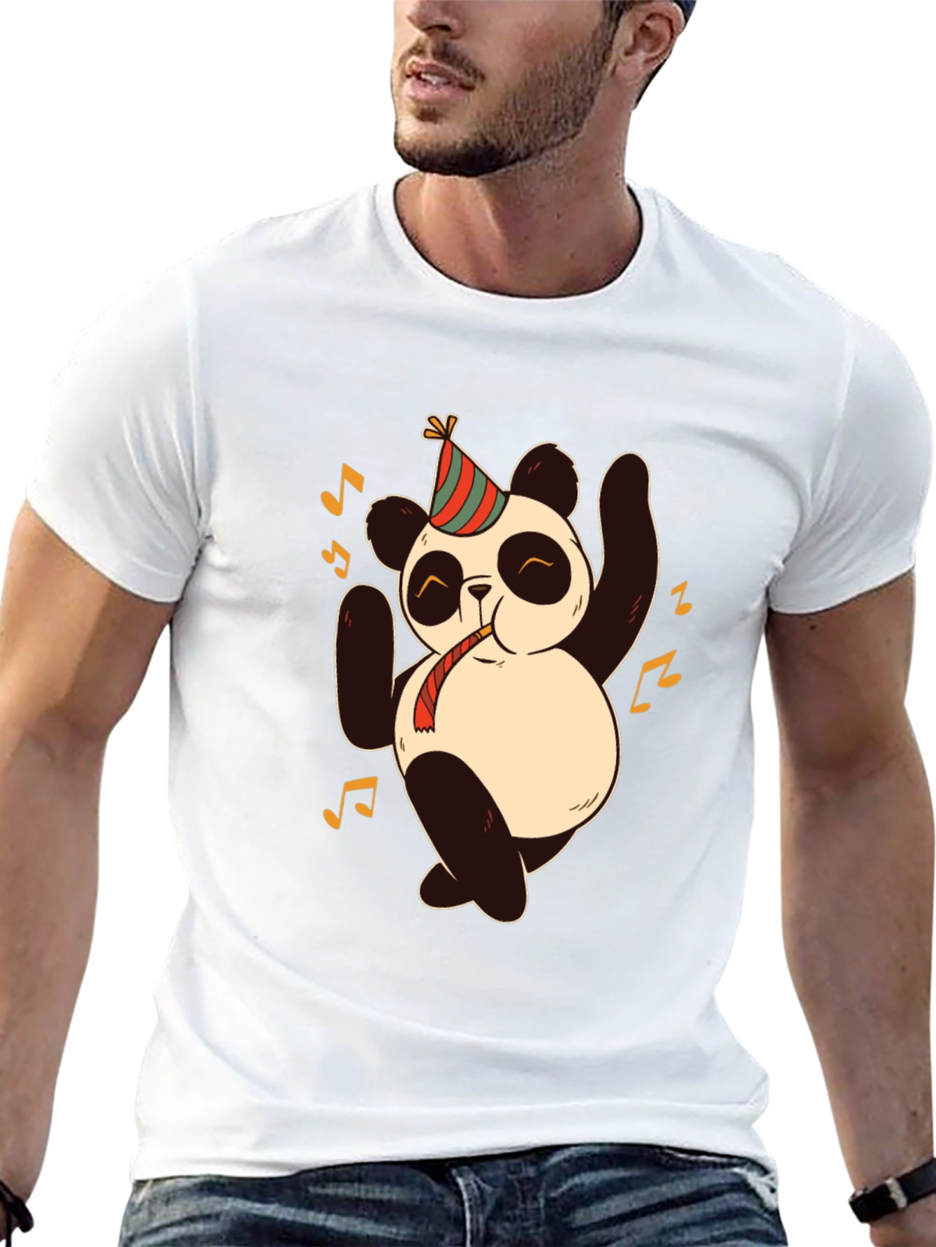 Party Panda T-Shirt - Fun & Festive