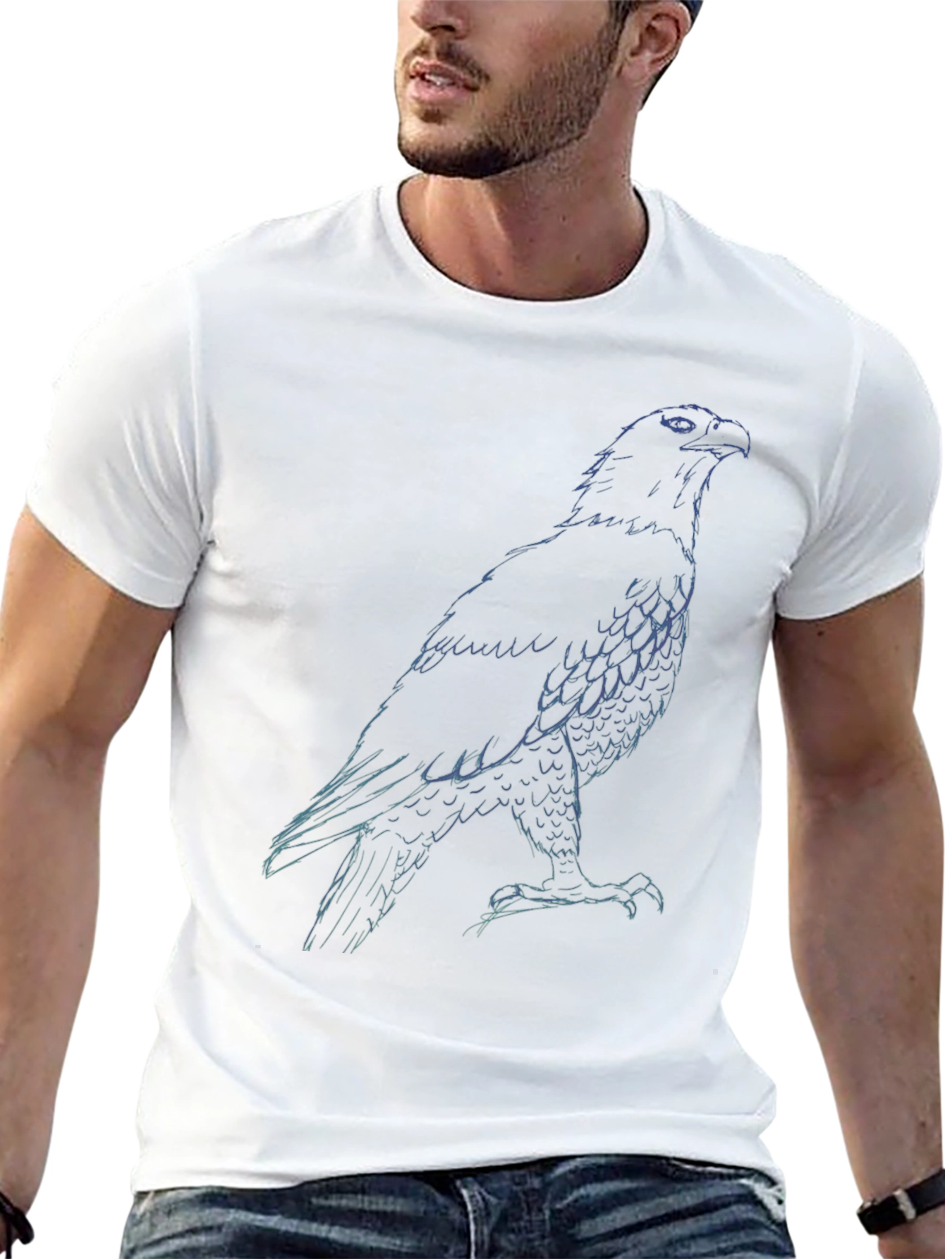 Eagle Graphic Tee - Mens Black T-Shirt