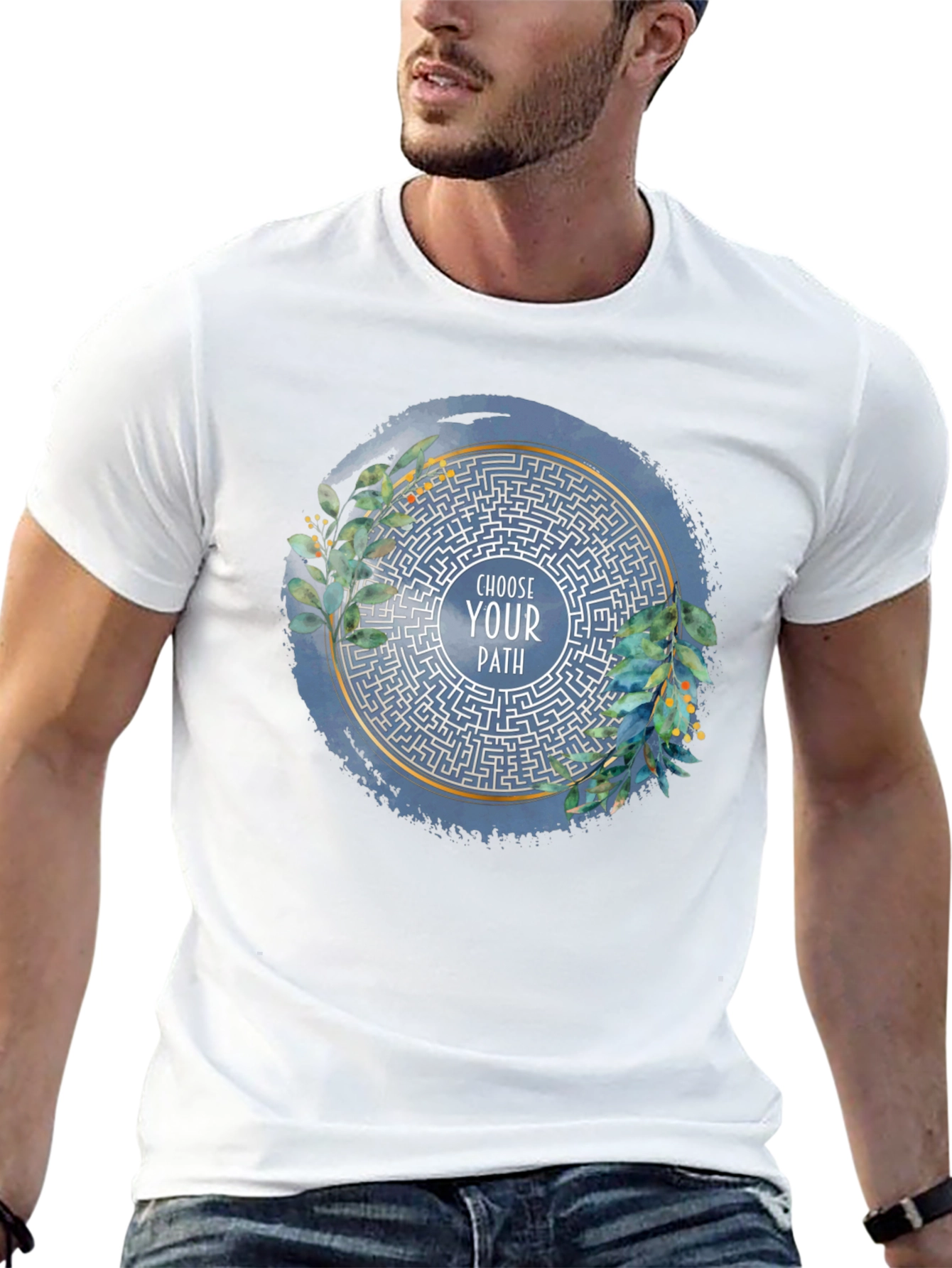 Choose Your Path Maze Graphic T-Shirt