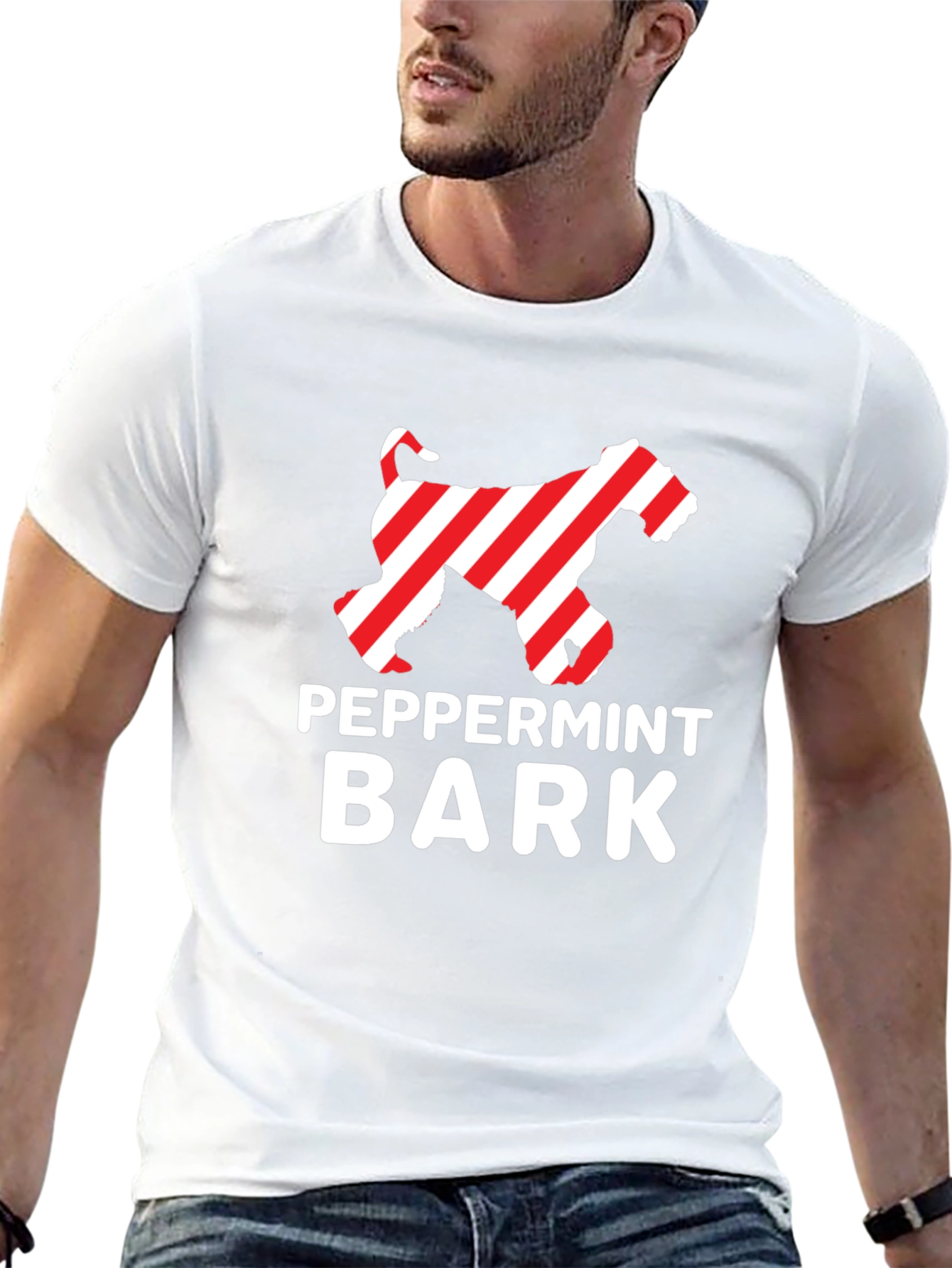 Peppermint Bark Dog Graphic T-Shirt