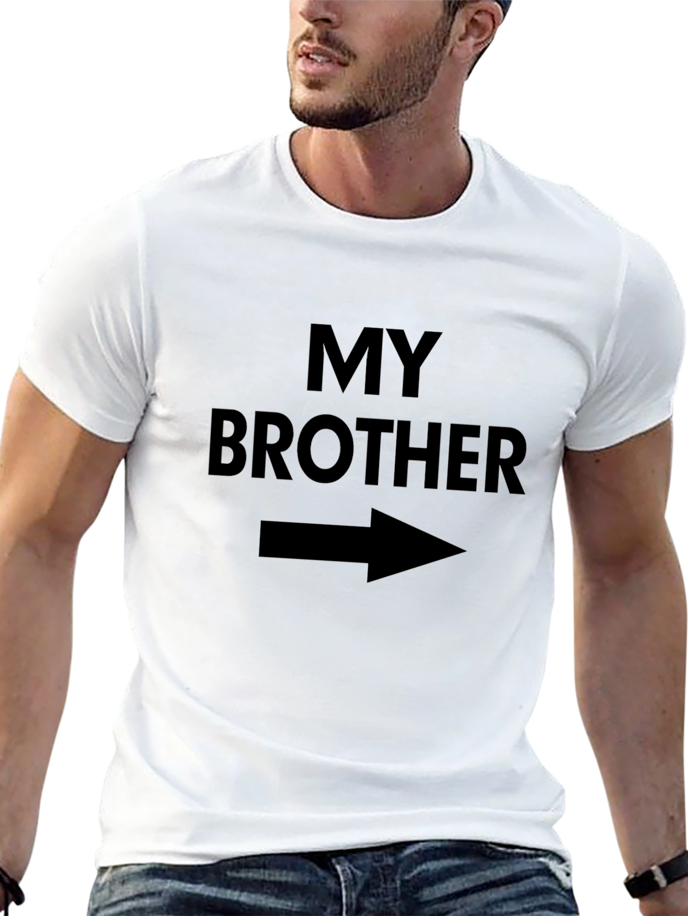 My Brother Arrow T-Shirt - Novelty Family Tee