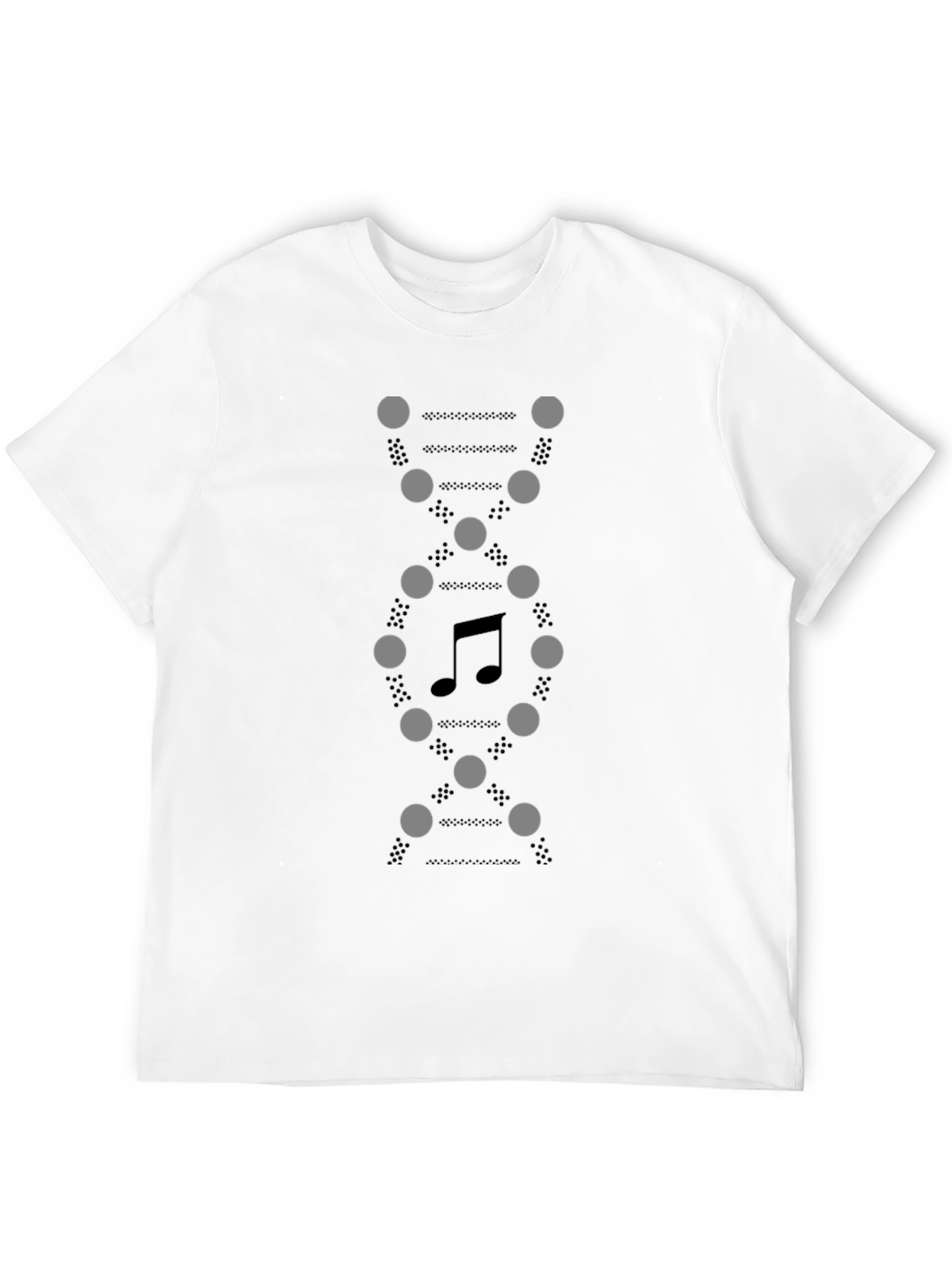 Musical DNA T-Shirt - Black Graphic Tee