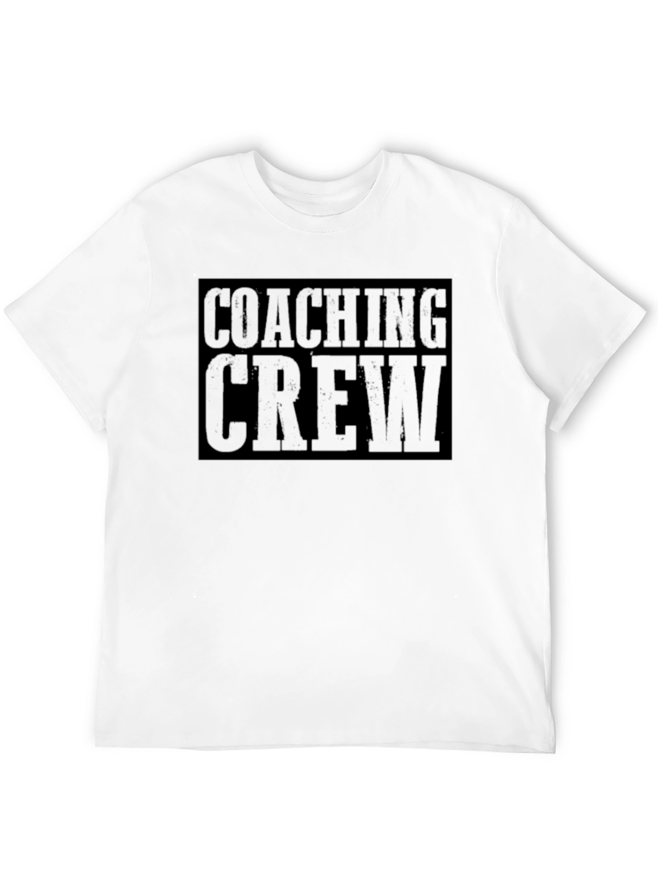 Coaching Crew Black Graphic Tee