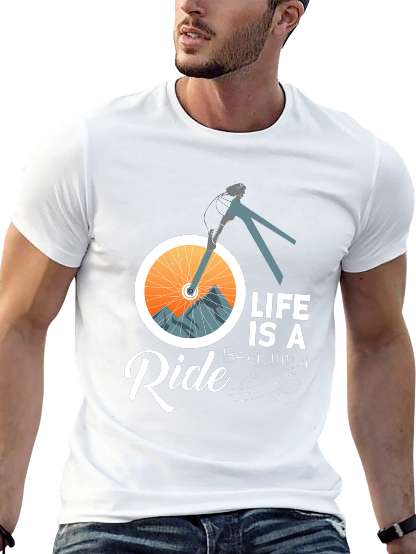 Life is a Ride T-Shirt - Bicycle Adventure