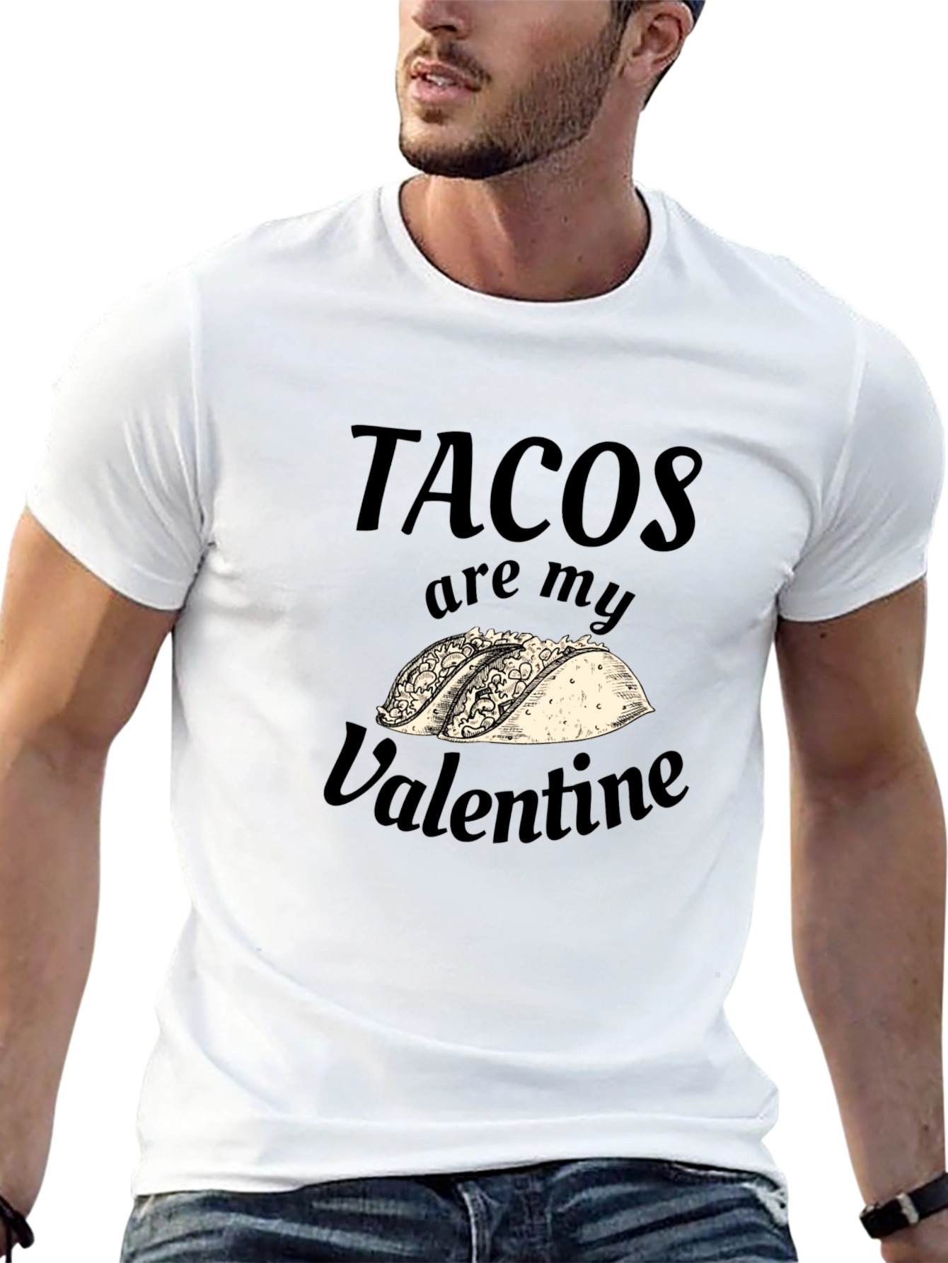 Tacos Are My Valentine Graphic T-Shirt