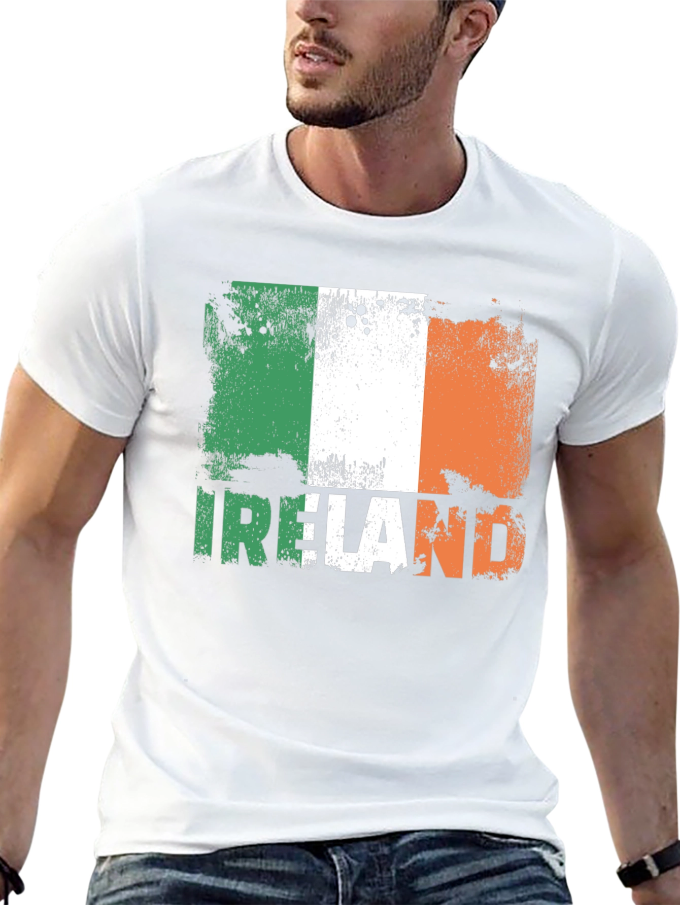 Irish Flag Graphic T-Shirt