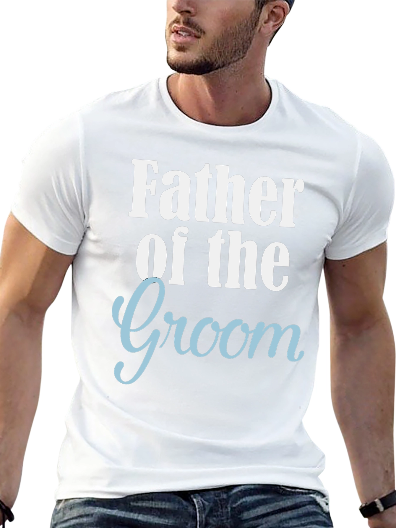 Father of the Groom Crew Neck T-Shirt