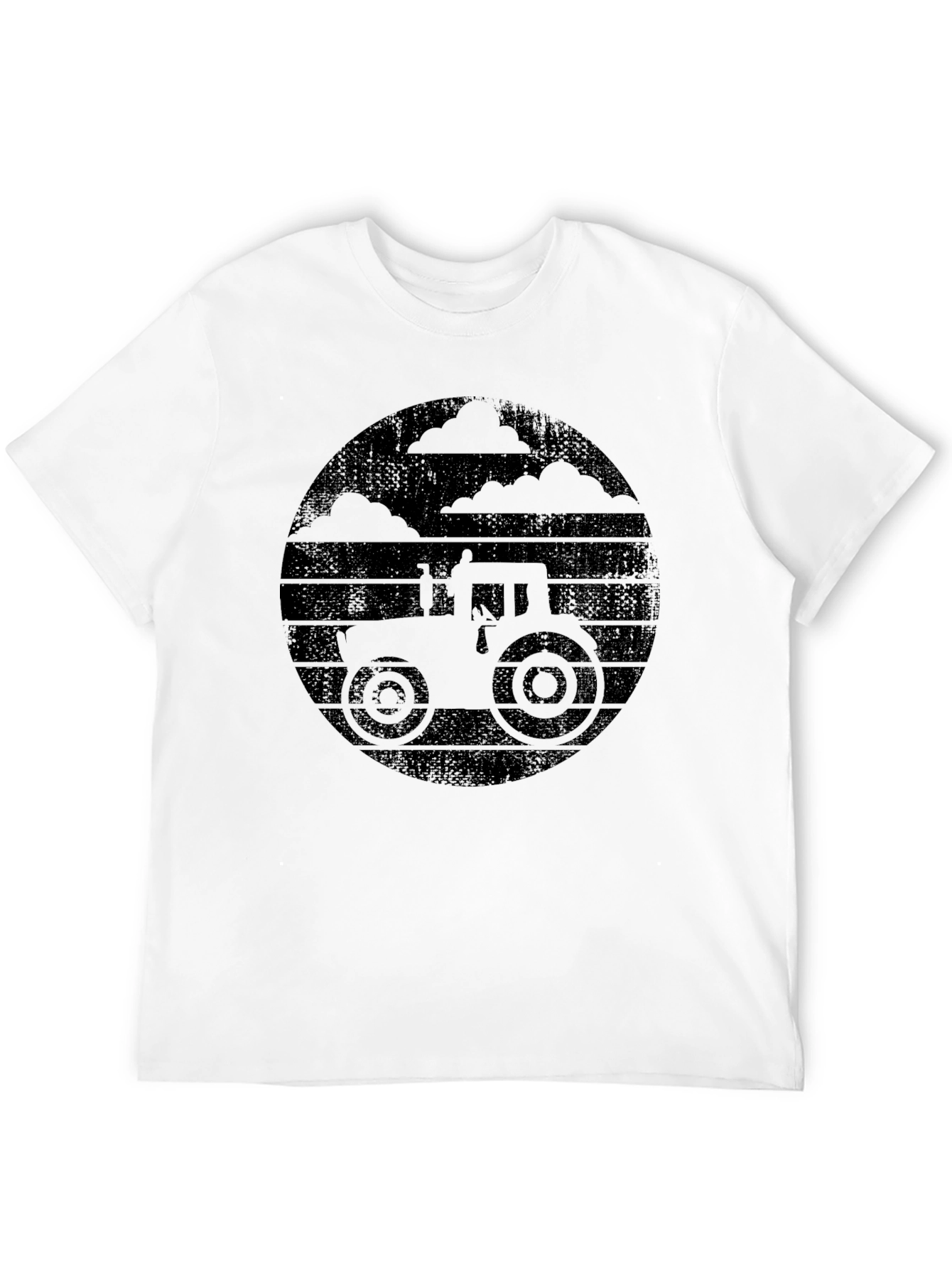 Retro Tractor Graphic T-Shirt