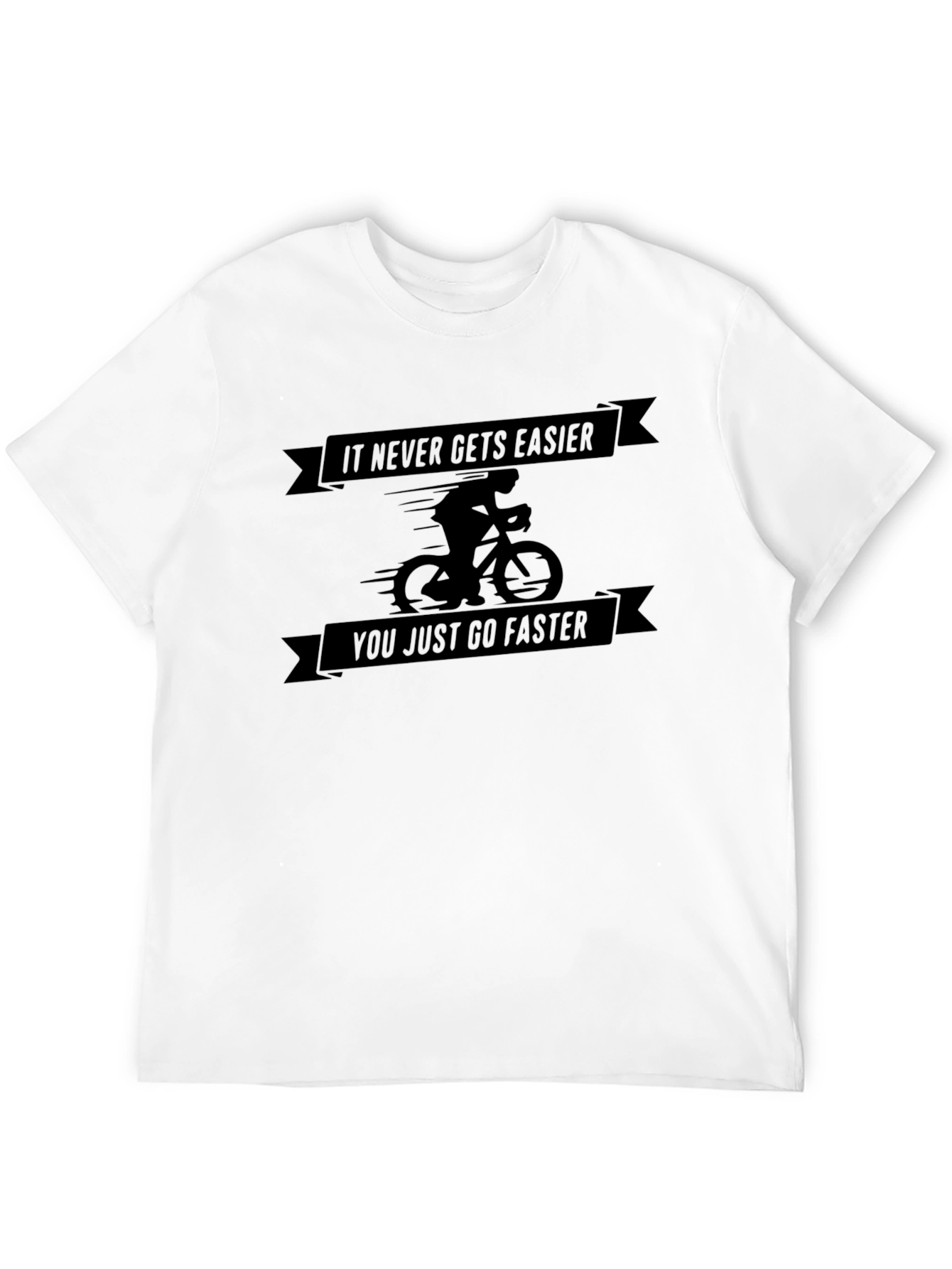 It Never Gets Easier Cycling T-Shirt