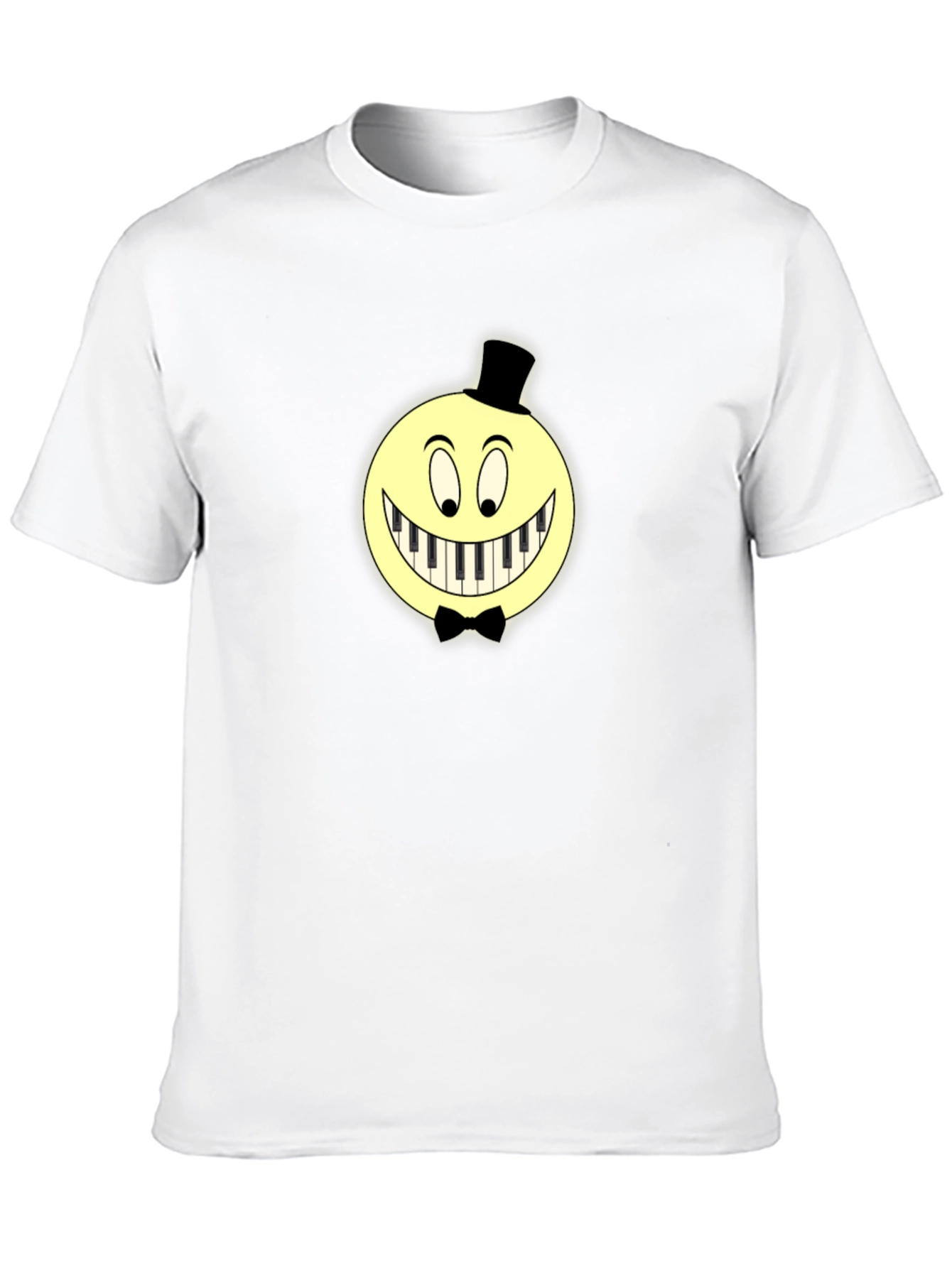 Smiley Face Piano T-Shirt