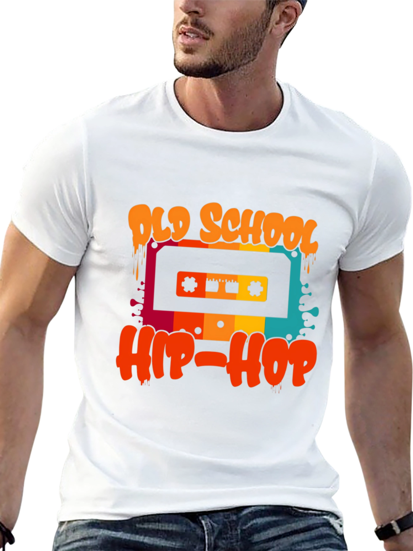 Old School Hip-Hop Cassette Tape T-Shirt