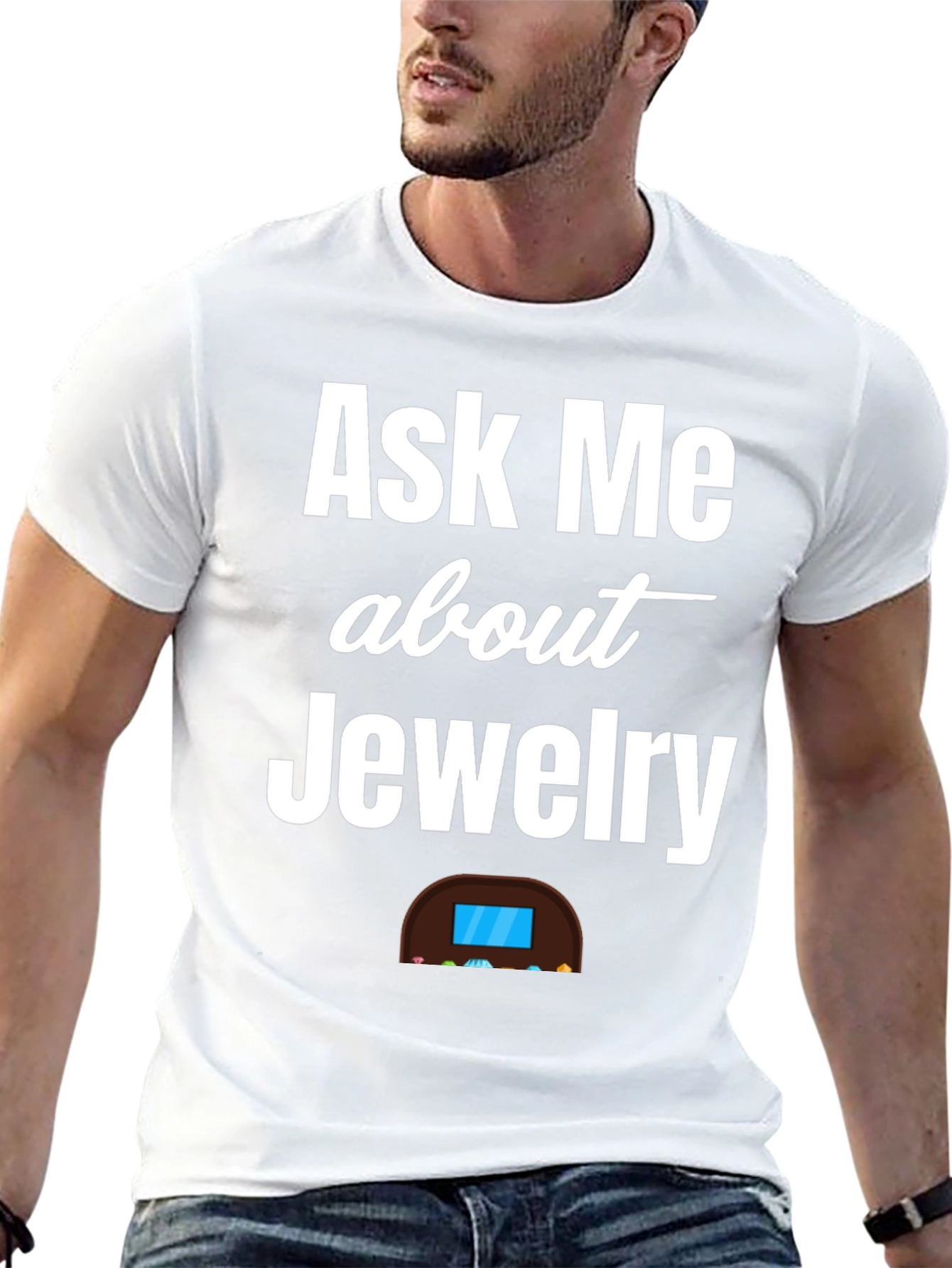 Ask Me About Jewelry T-Shirt - Diamond Enthusiast Tee