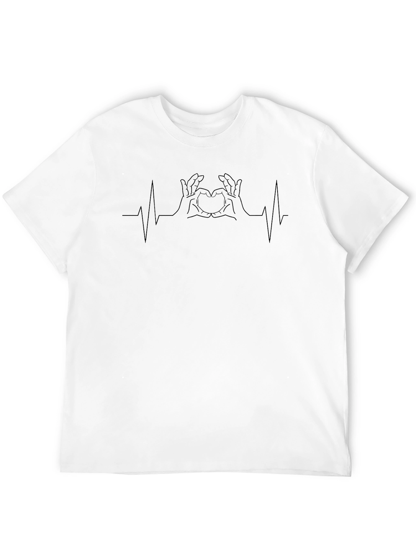 Heartbeat Hands Graphic T-Shirt