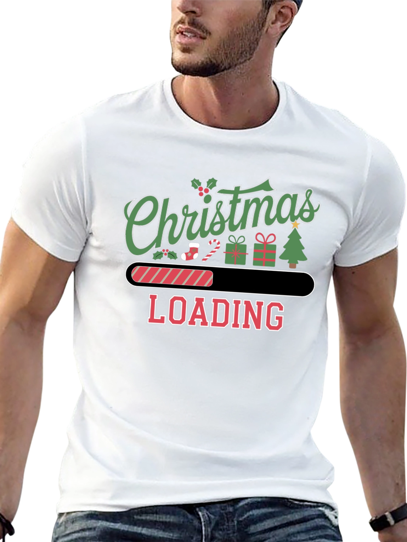 Christmas Loading T-Shirt Holiday Tee