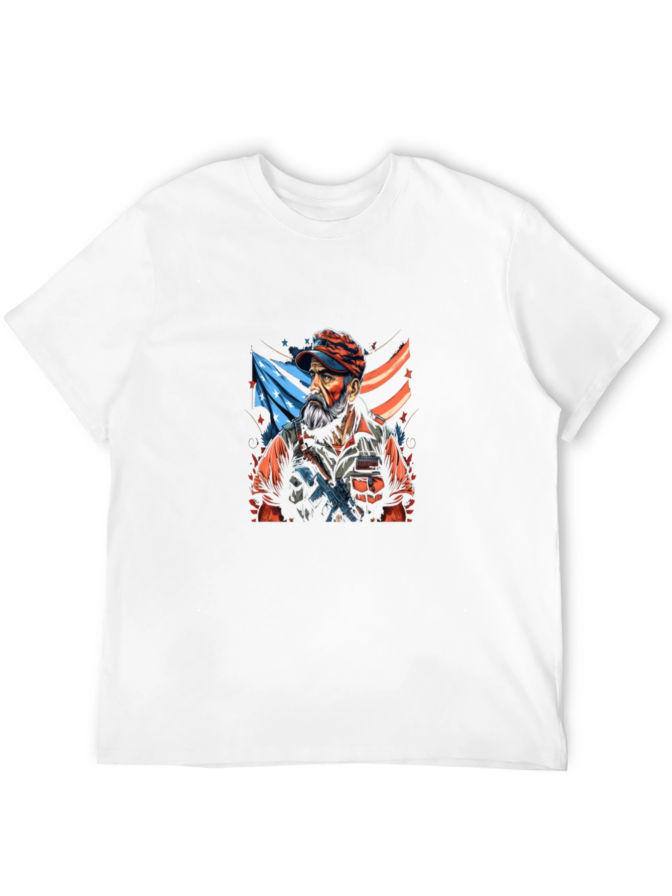 Patriotic Warrior Graphic Tee