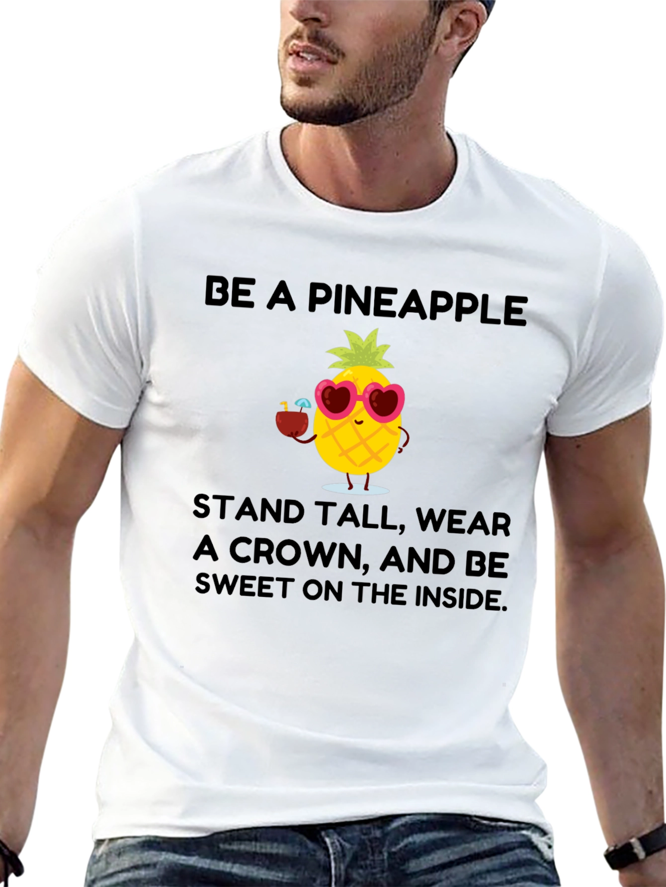 Be a Pineapple Graphic T-Shirt