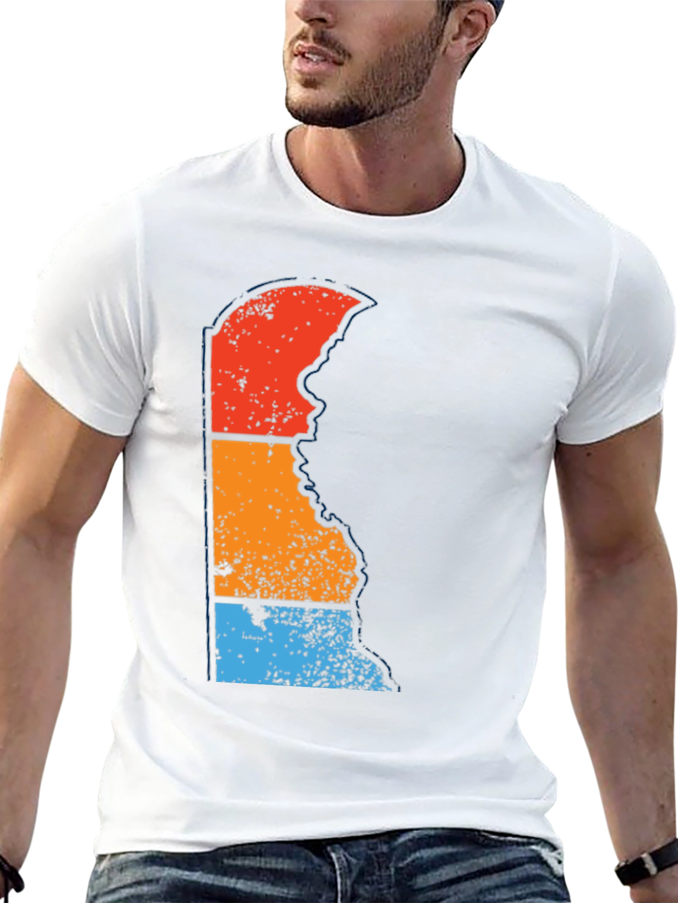 Delaware State Retro T-Shirt