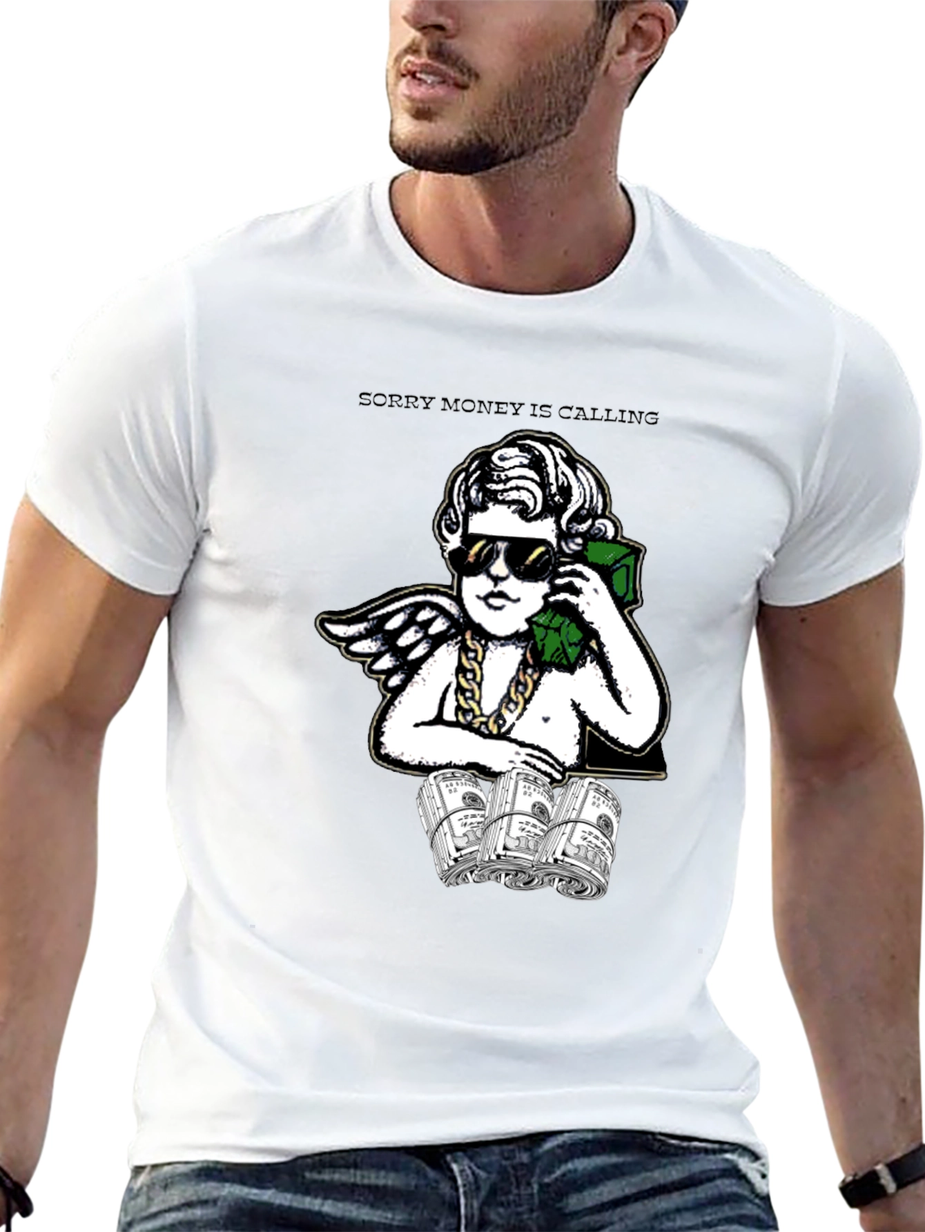 Money Calling Graphic Tee