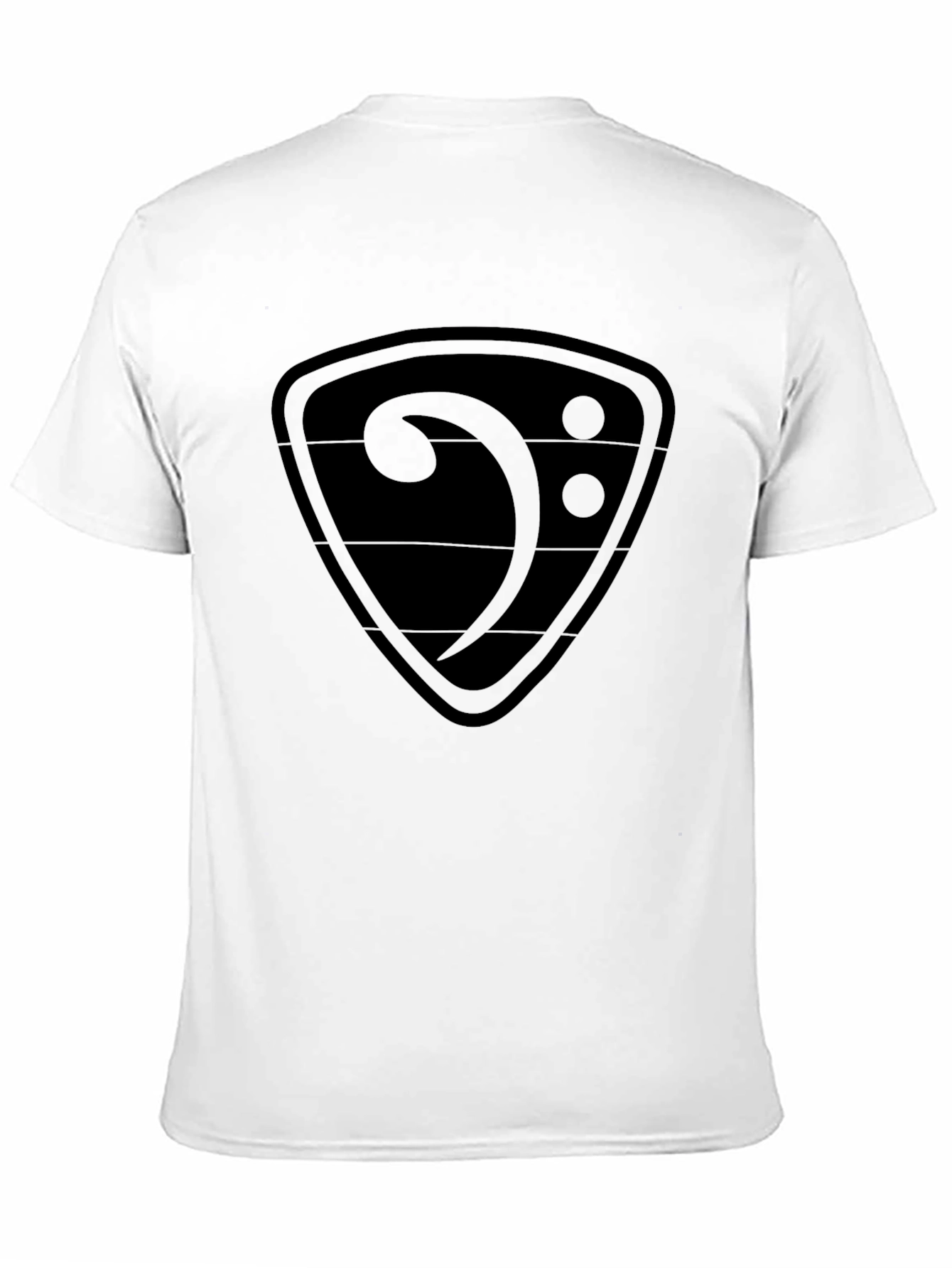 Bass Clef Graphic Print T-Shirt