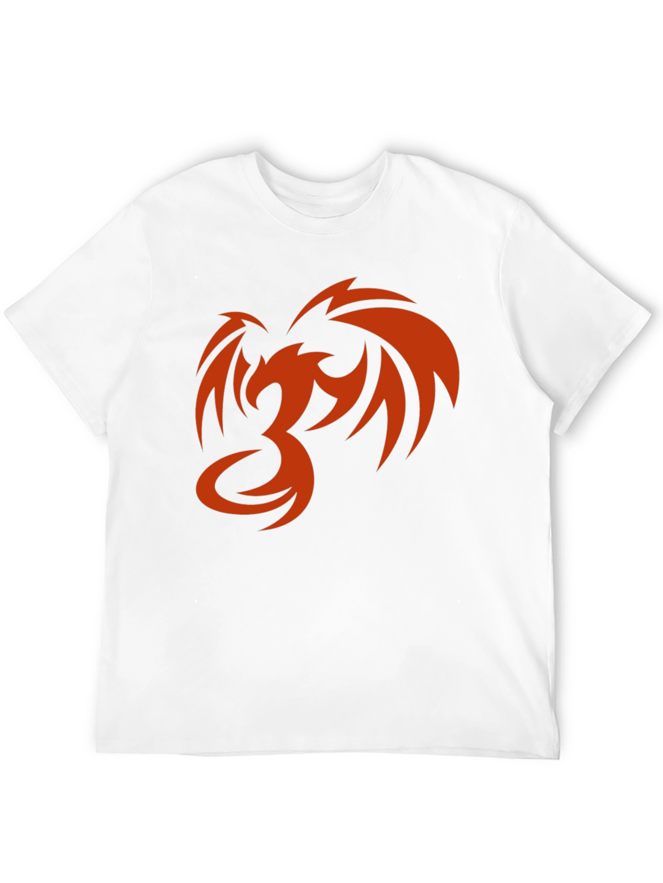 Phoenix Graphic Print Mens Black T-Shirt