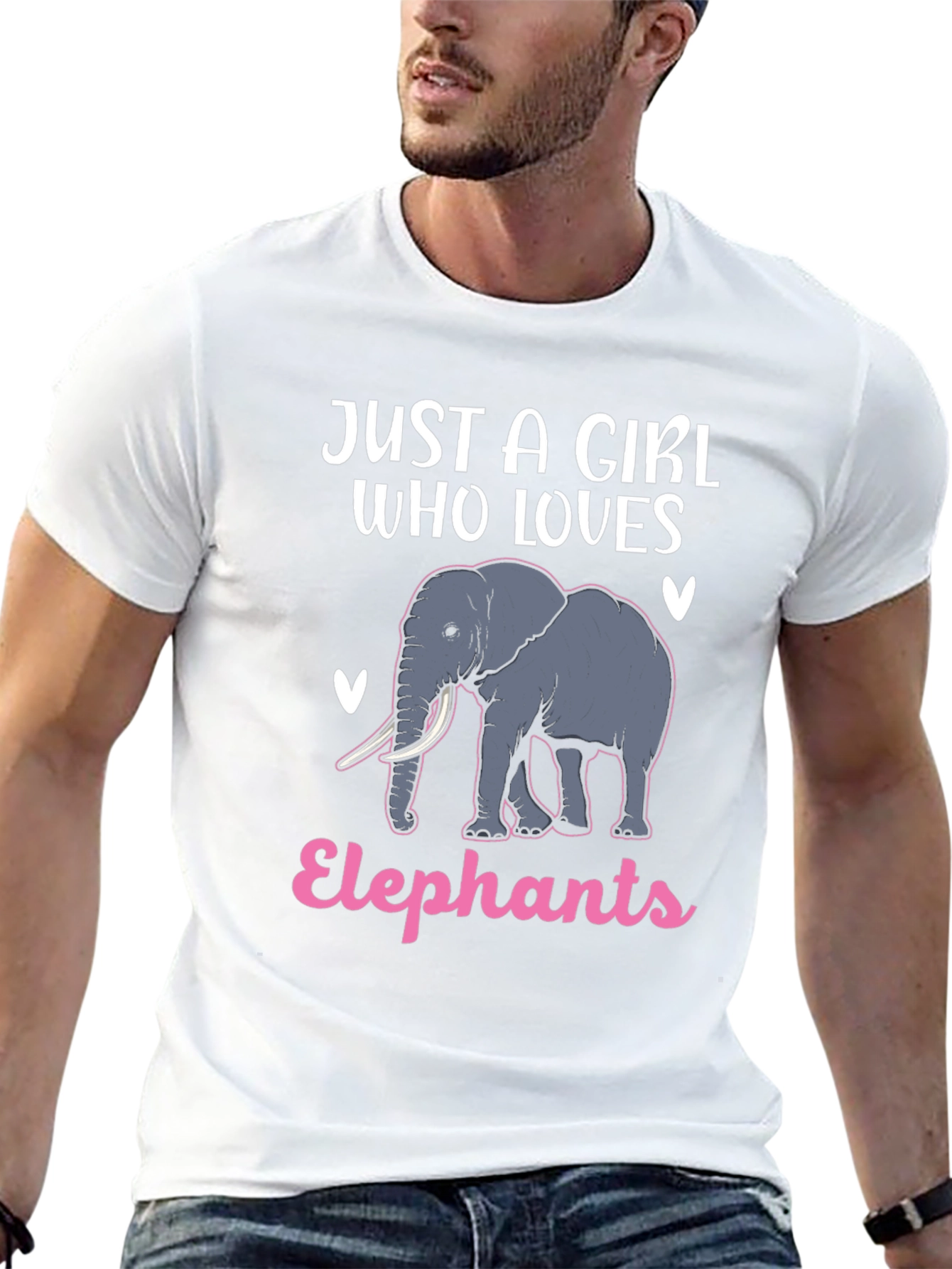 Just A Girl Who Loves Elephants T-Shirt