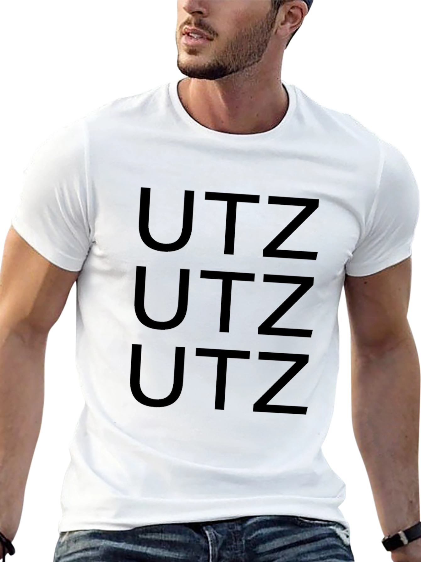 UTZ Graphic Tee - Black Cotton T-Shirt