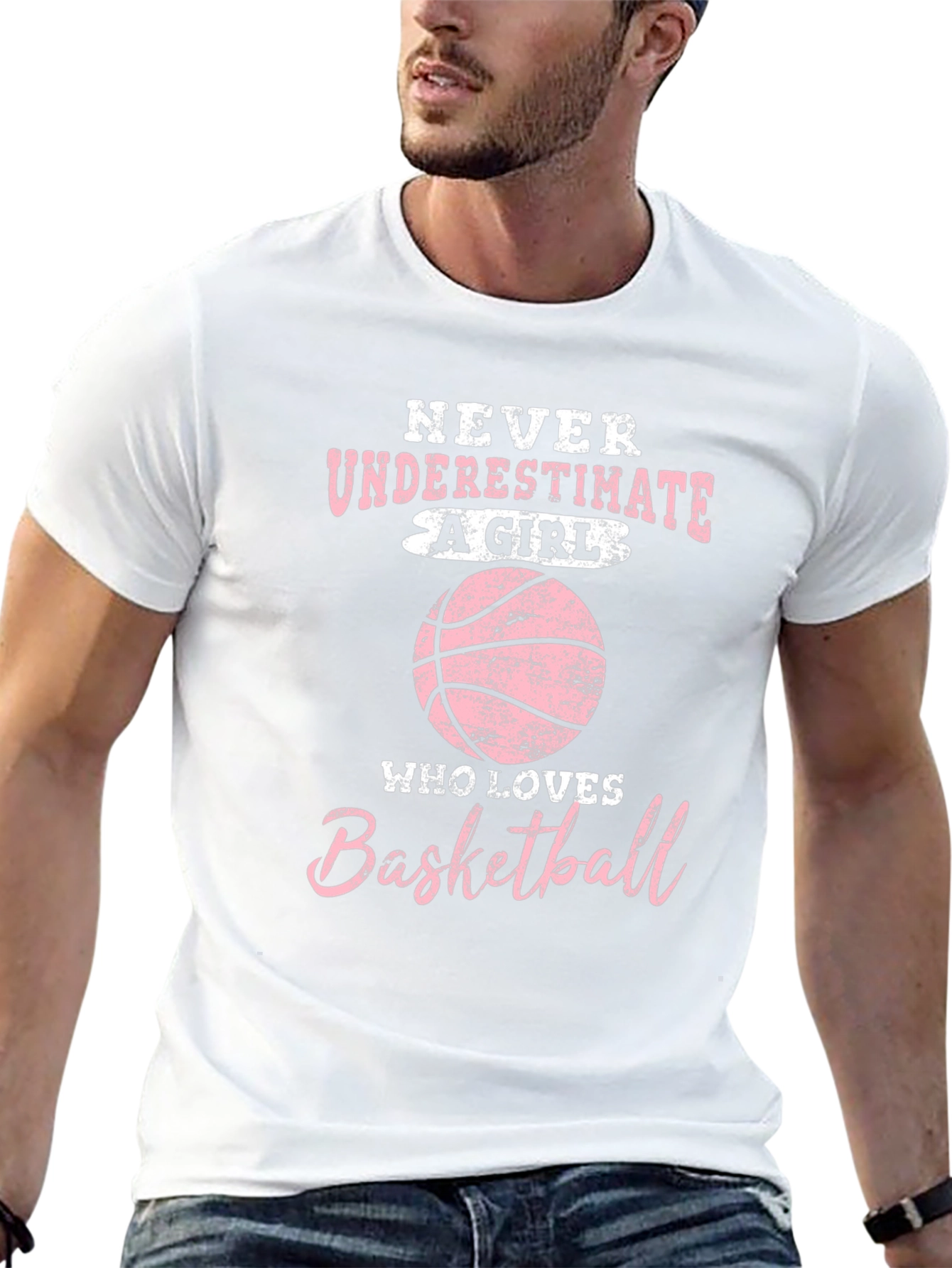 Basketball Girl T-Shirt - Never Underestimate