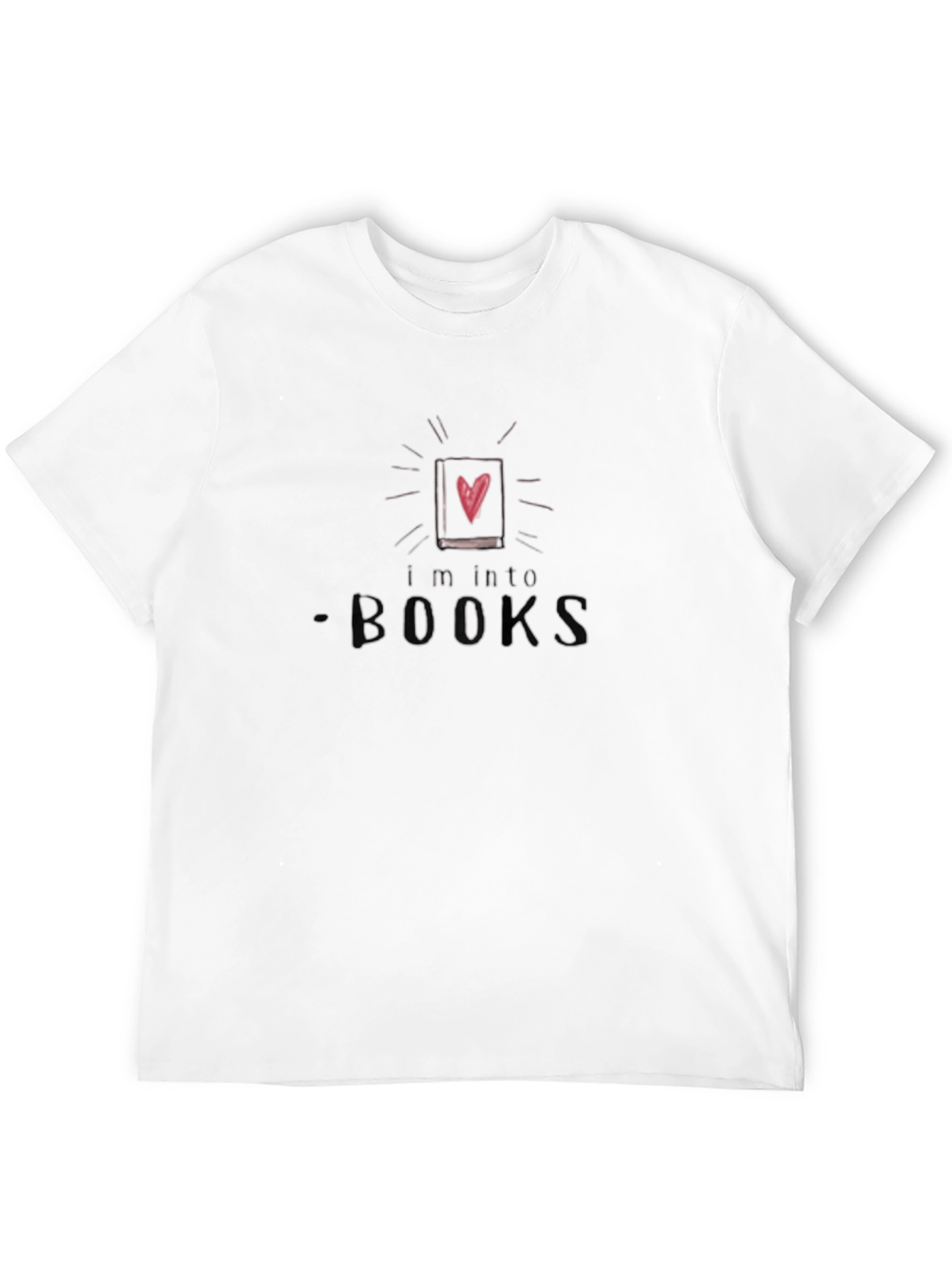 Im Into Books Graphic Tee - Book Lover T-Shirt