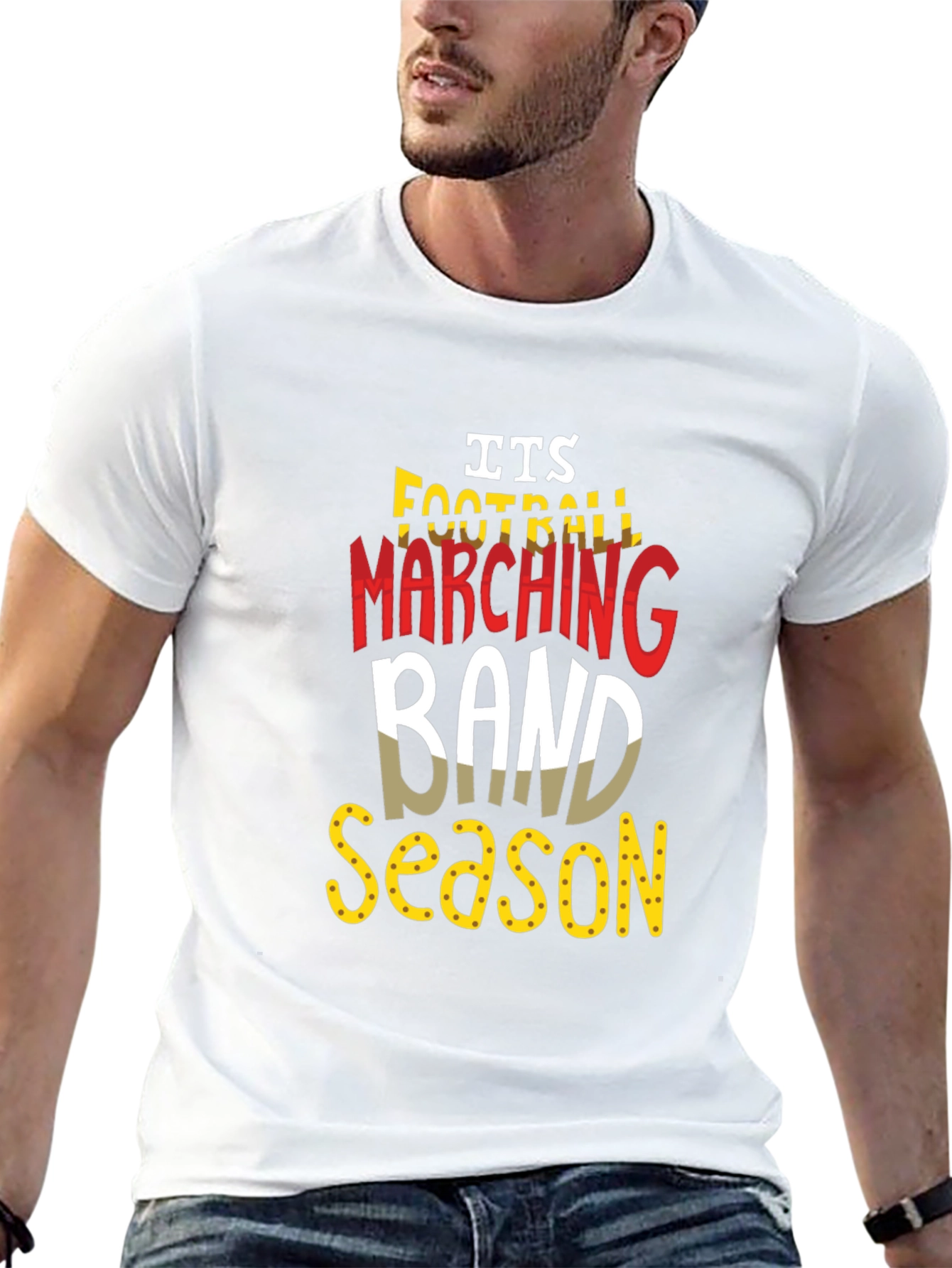 Marching Band Season T-Shirt - Football Fan Tee