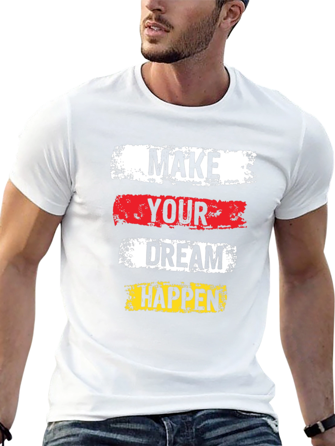 Inspirational Graphic Tee - Make Your Dream Happen!