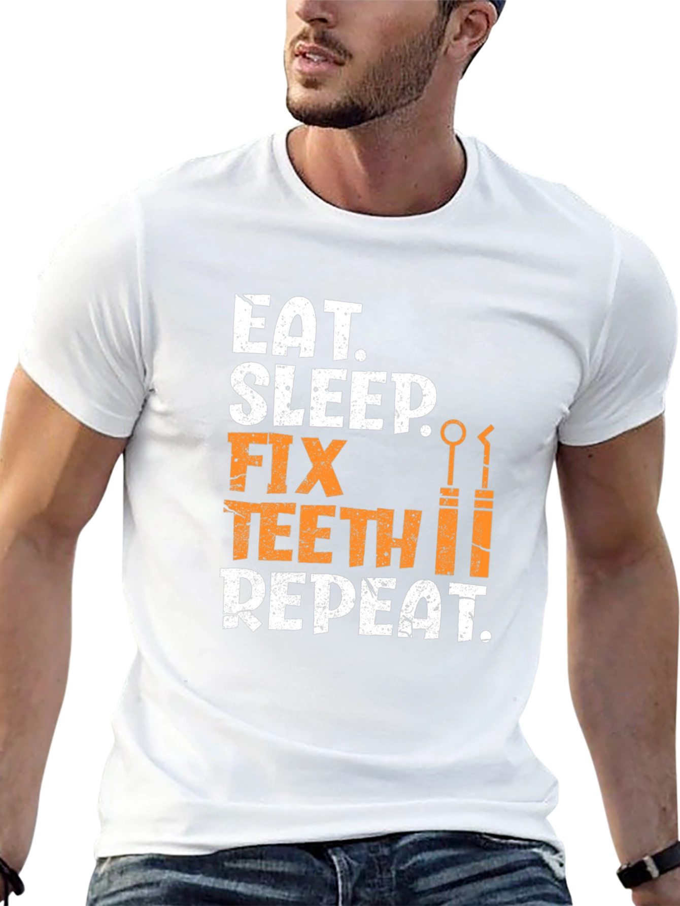 Eat Sleep Fix Teeth Repeat T-Shirt