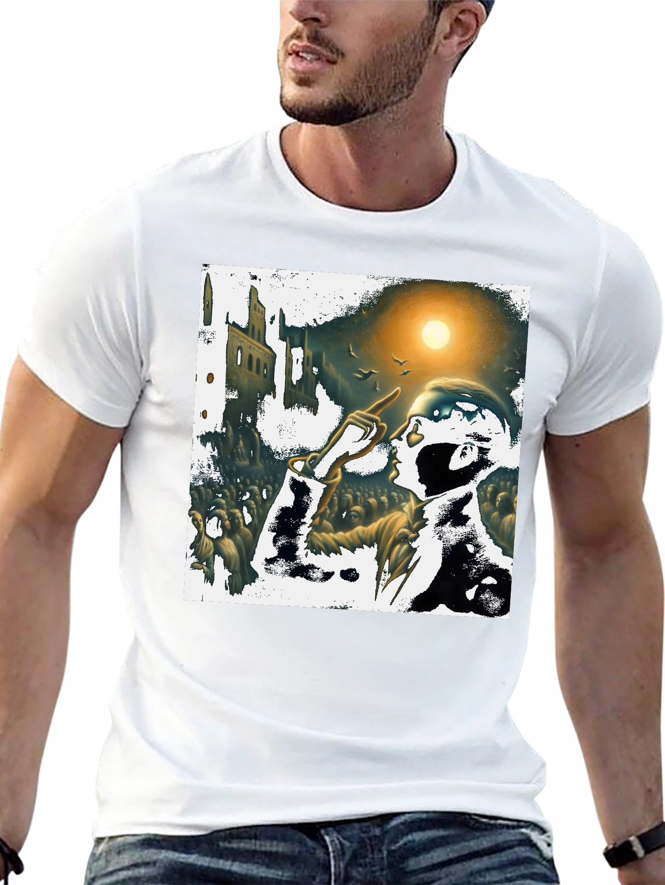 Orator Graphic Tee - Bold Artistic Print