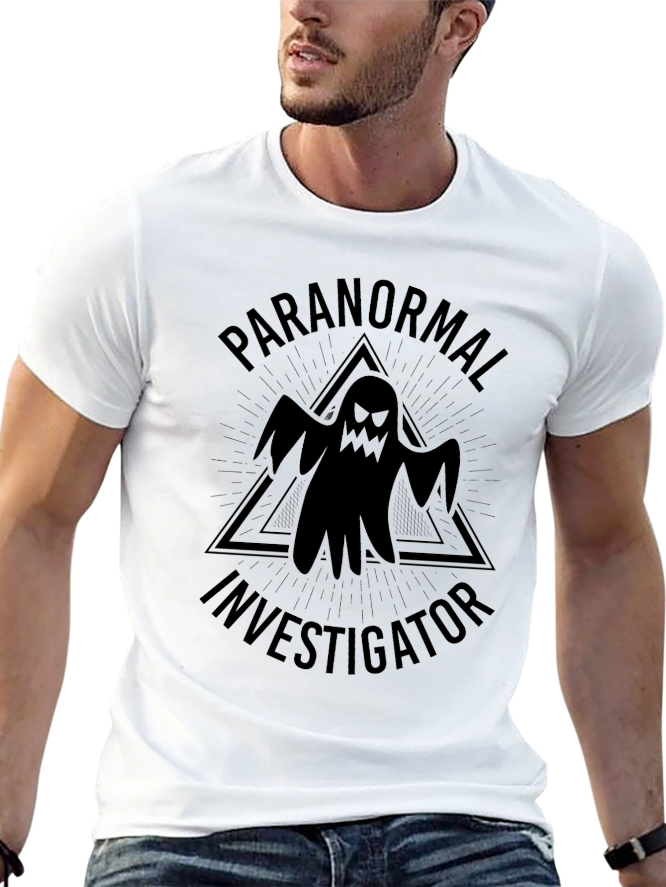 Paranormal Investigator Graphic Tee - Black