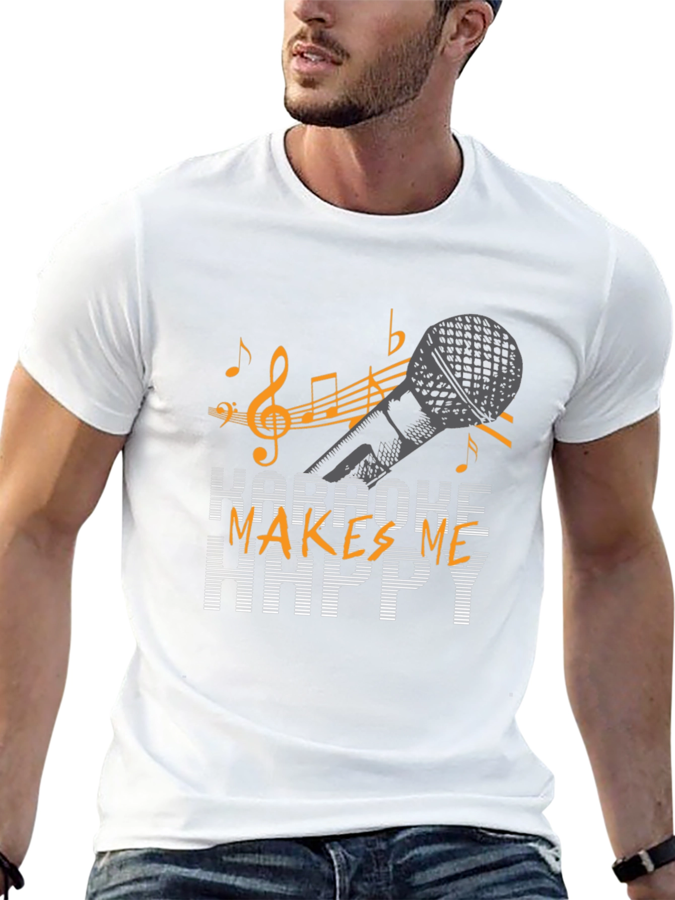 Karaoke Makes Me Happy T-Shirt