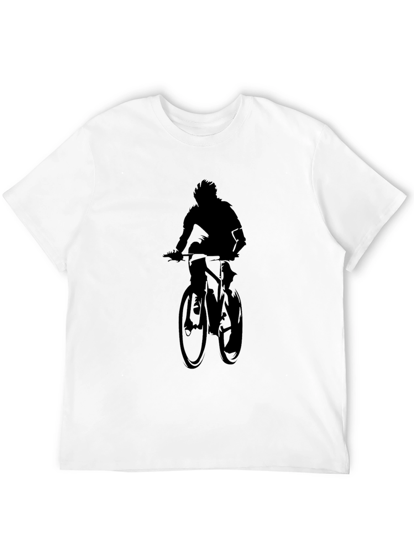 Mountain Biker Graphic Tee - Black