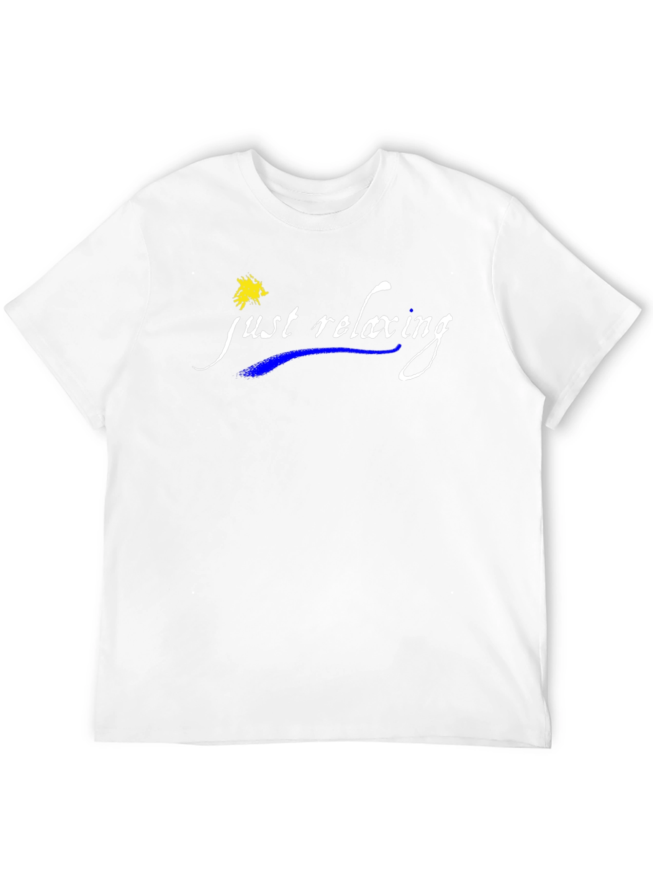 Just Relaxing Graphic Print T-Shirt