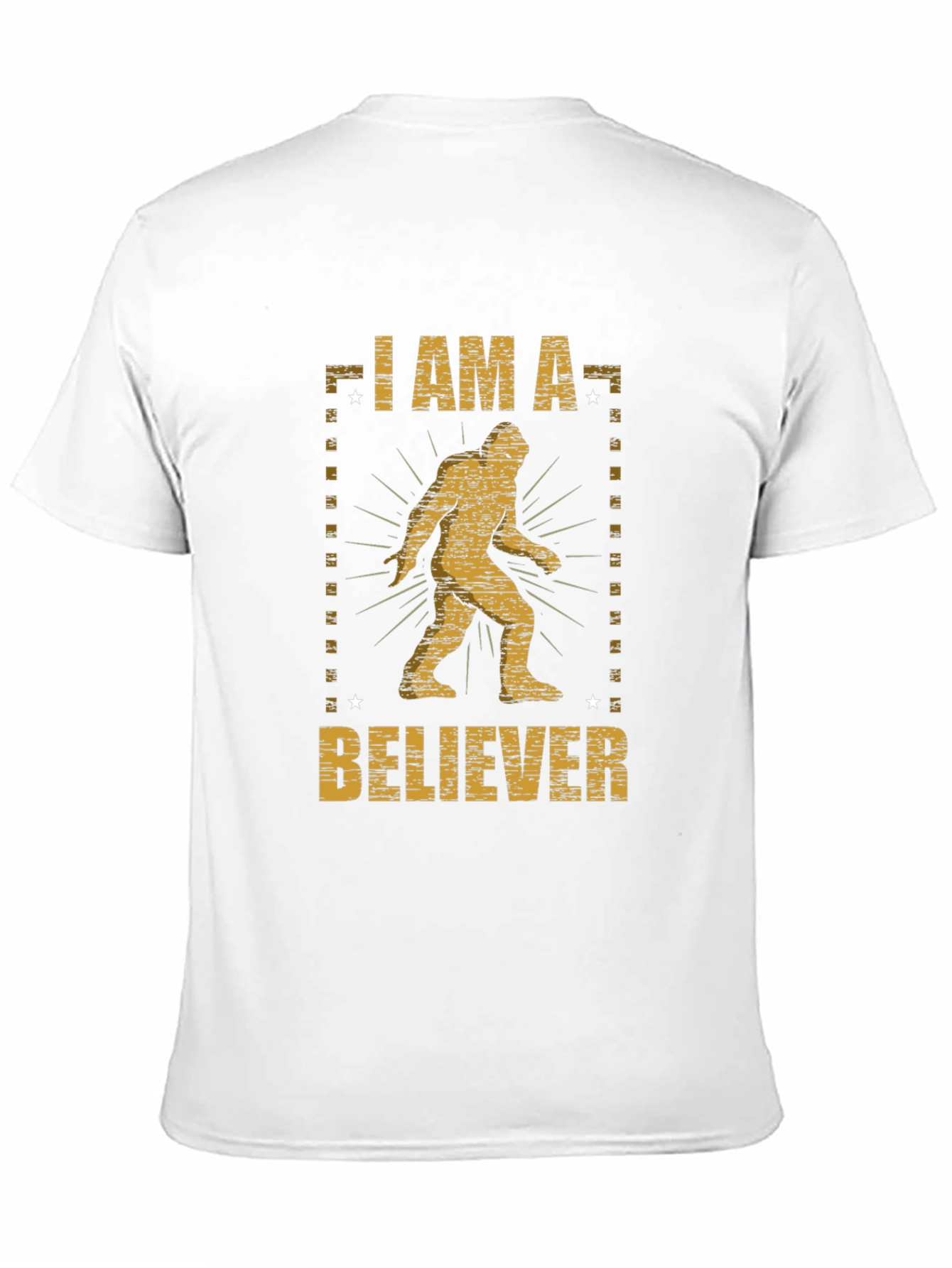 I Am A Believer Bigfoot Graphic Tee