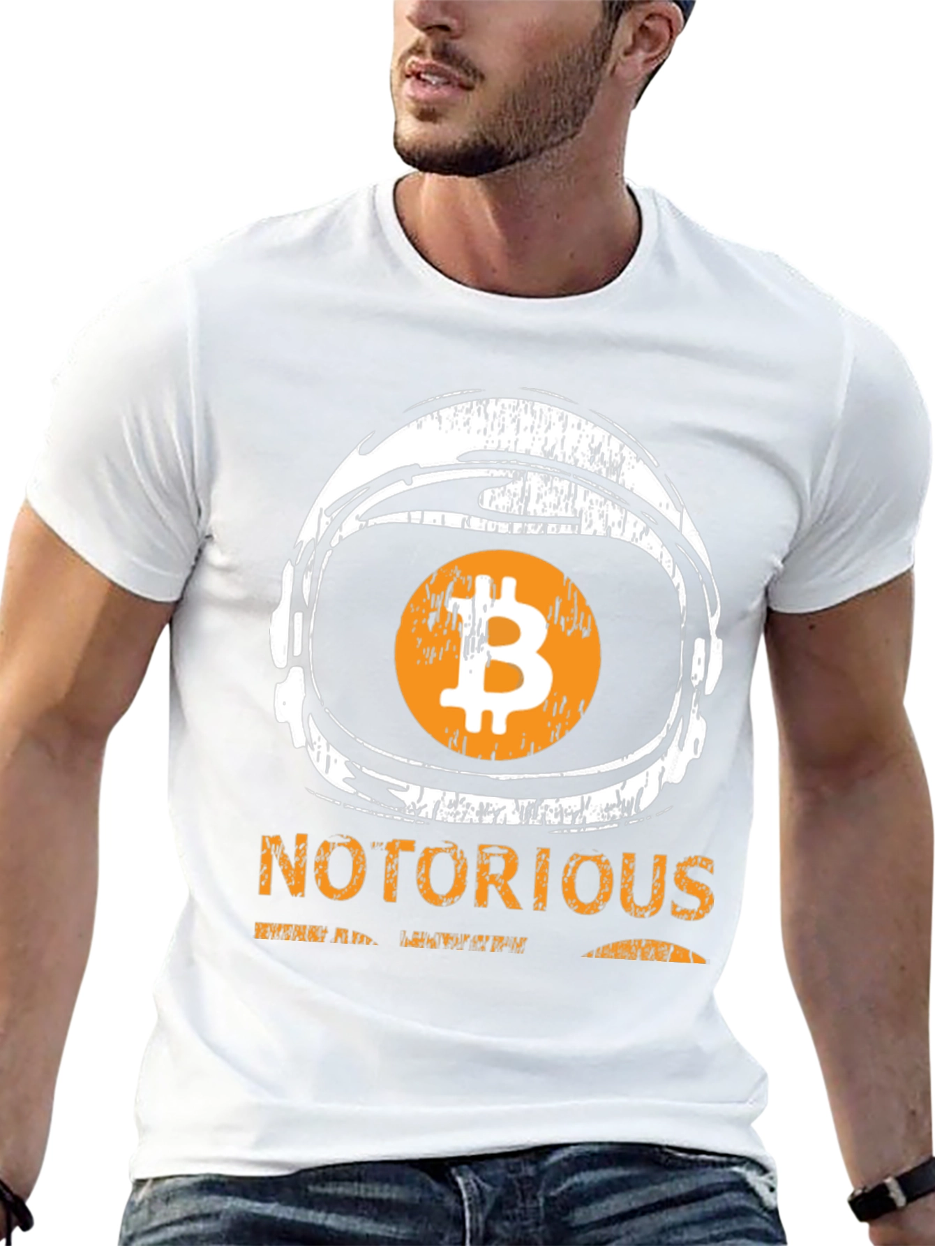Notorious Bitcoin Astronaut Black T-Shirt