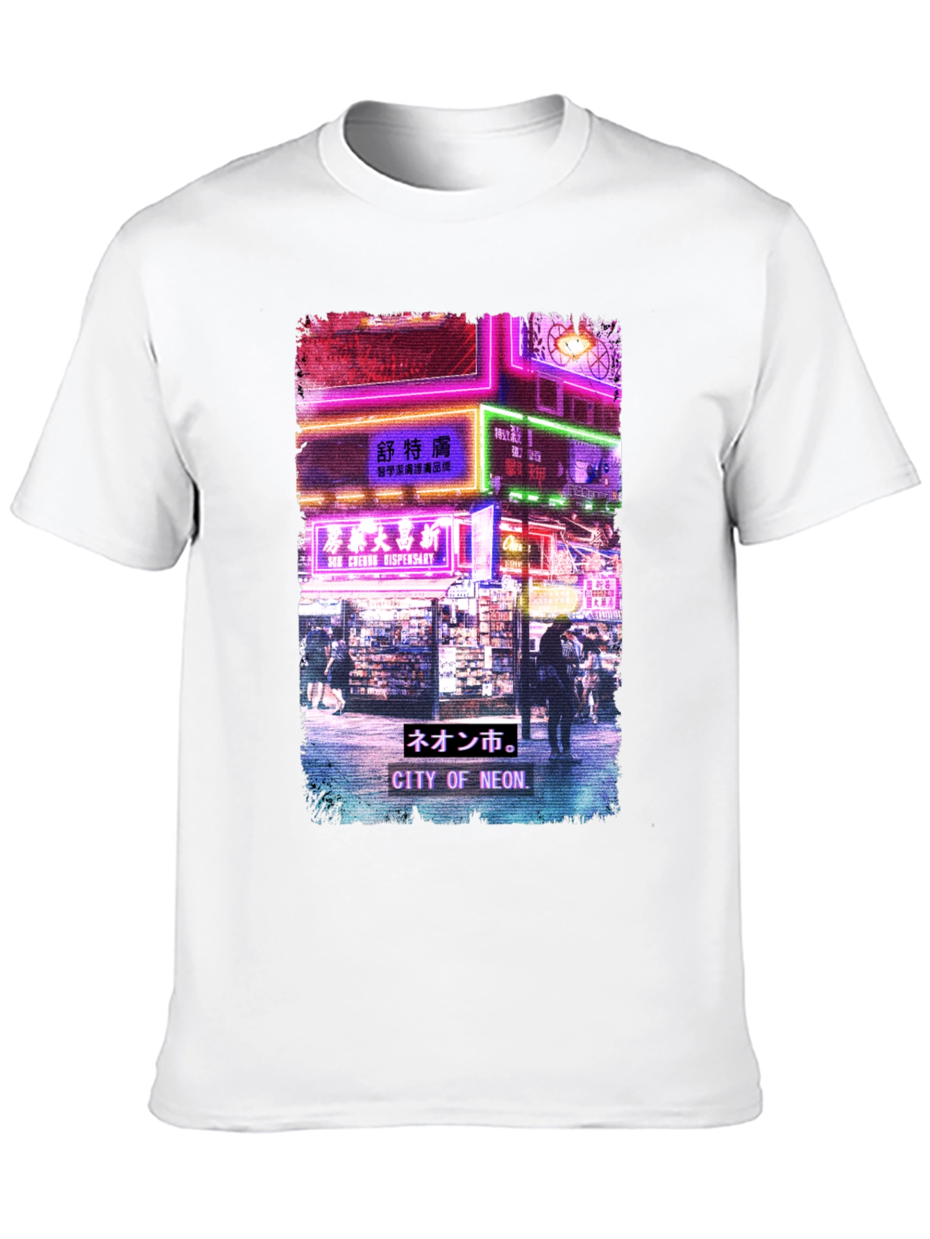 Neon City Graphic Tee - Urban Style Shirt