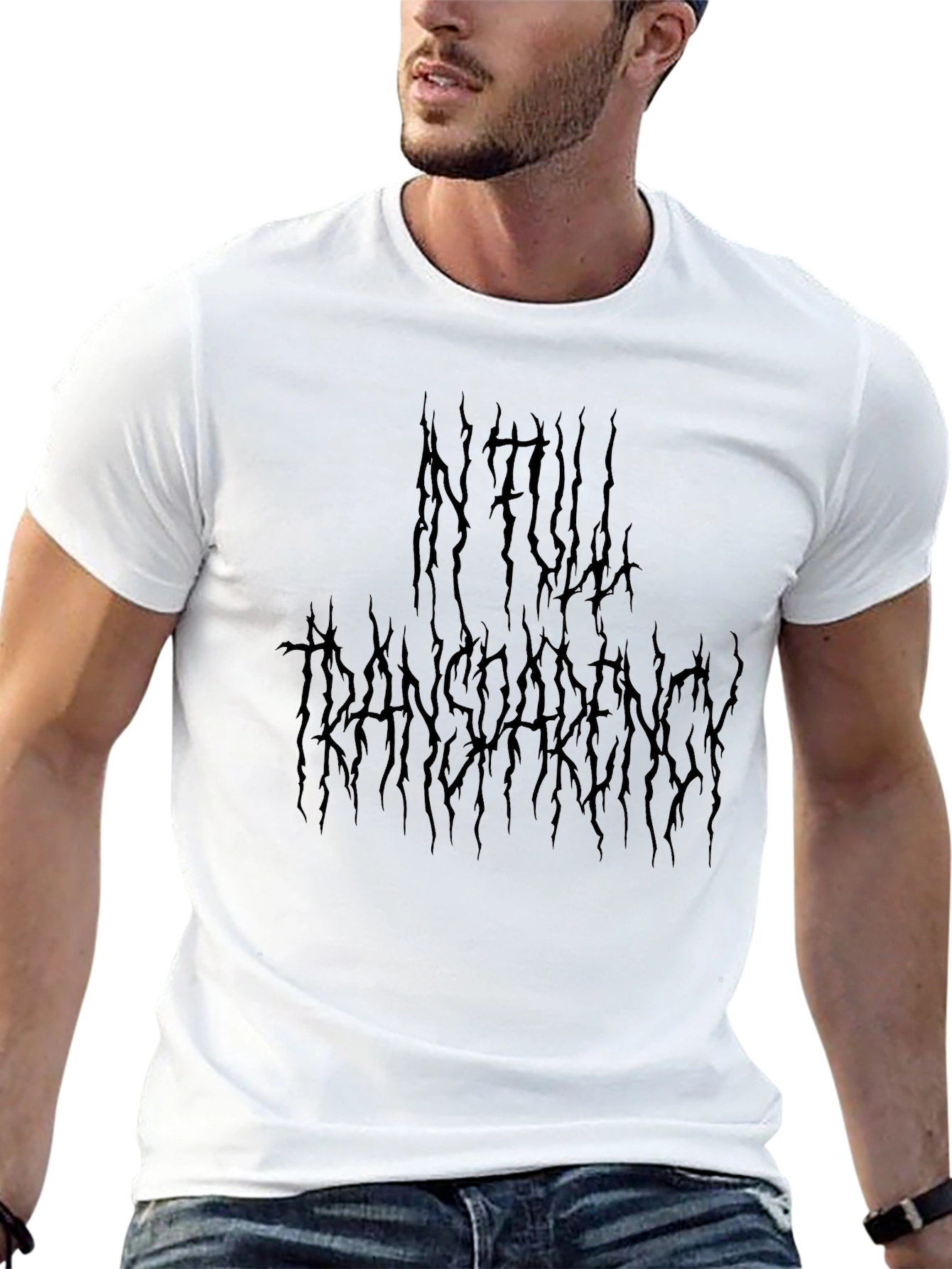 NFWL Transparency Black Graphic Tee